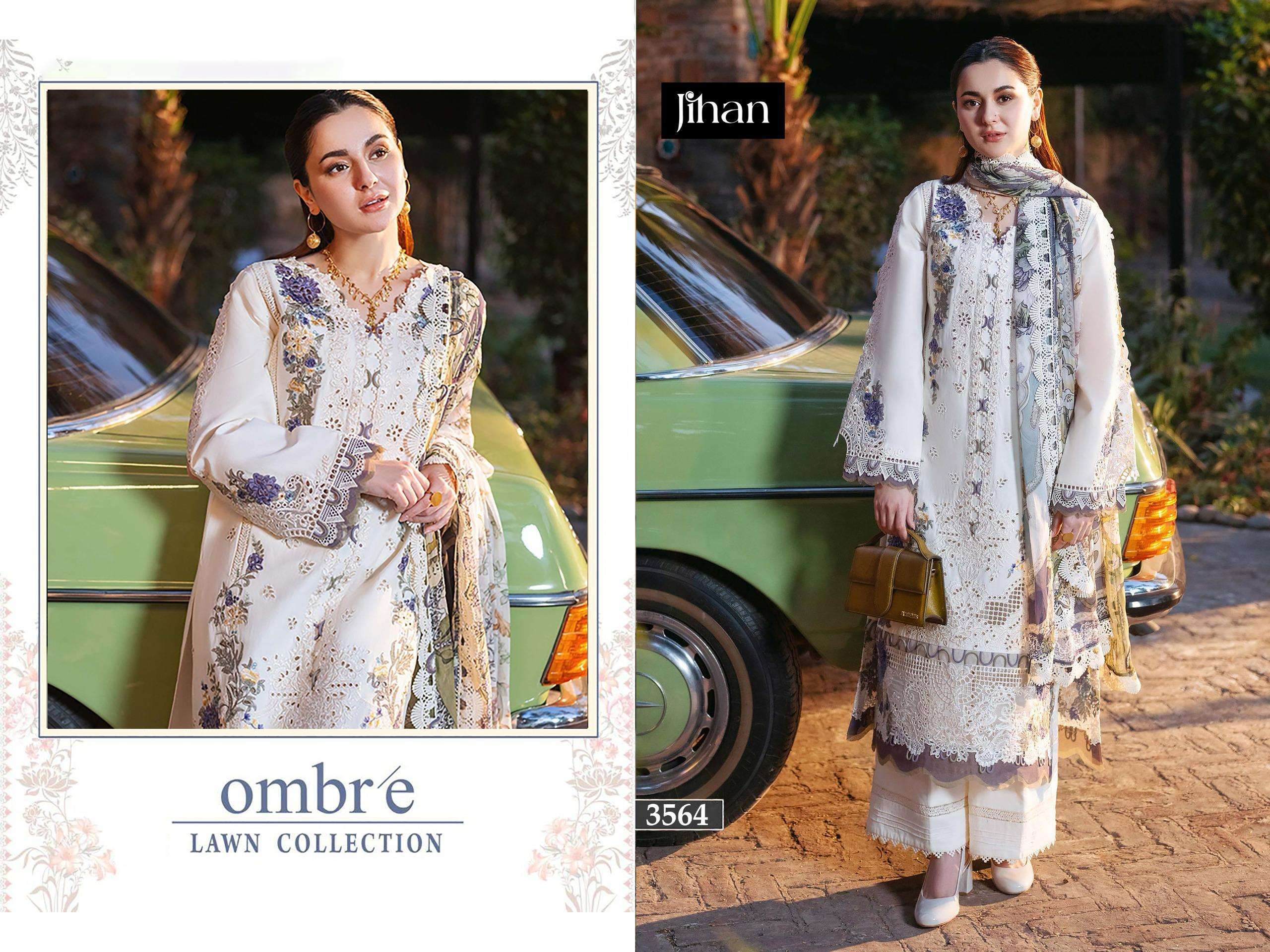 JIHANFIRDOUS  OMBRE LAWN COLLECTION 