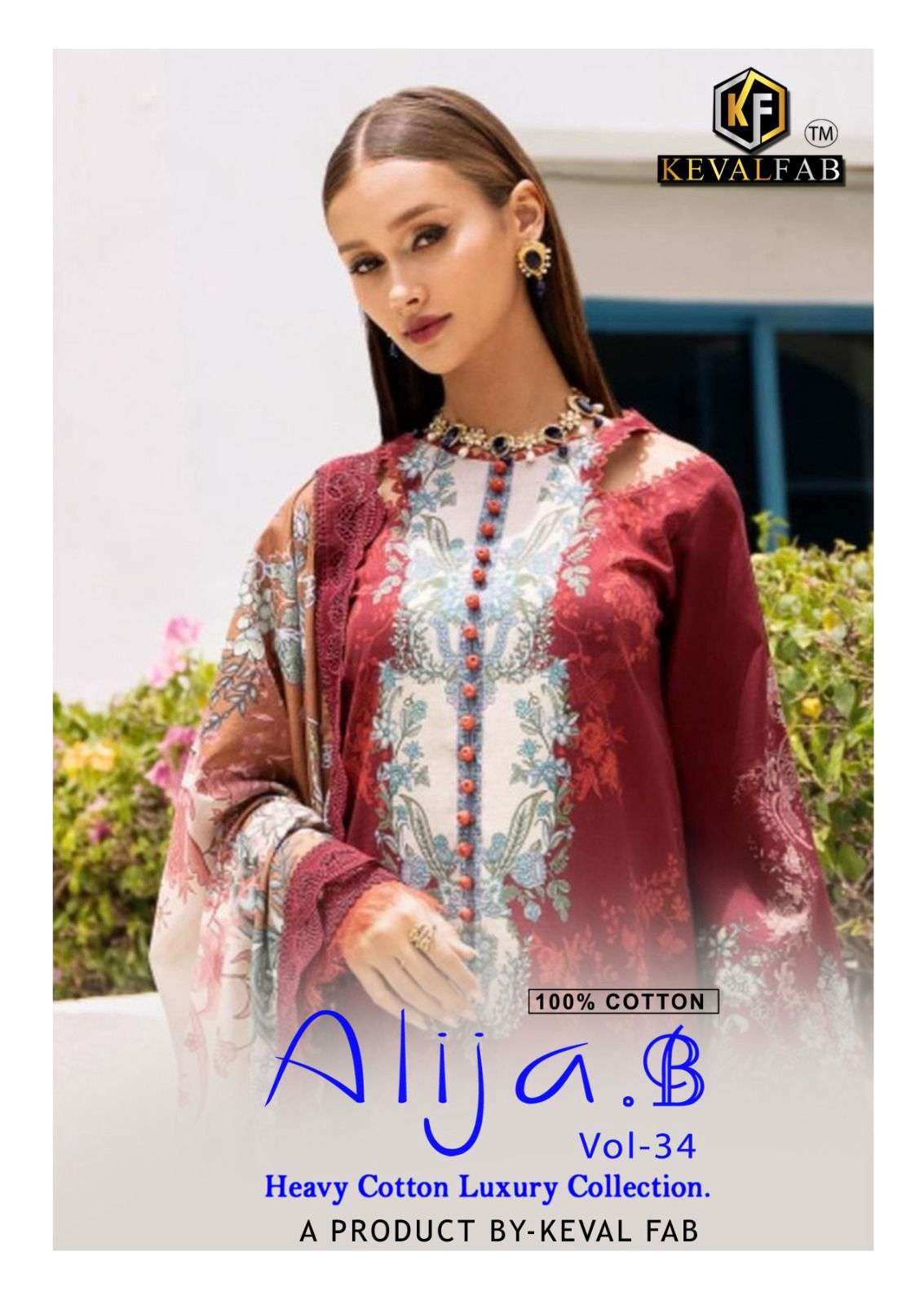  KEVAL FAB ALIJA B VOL 34 READY MADE COLLECTION