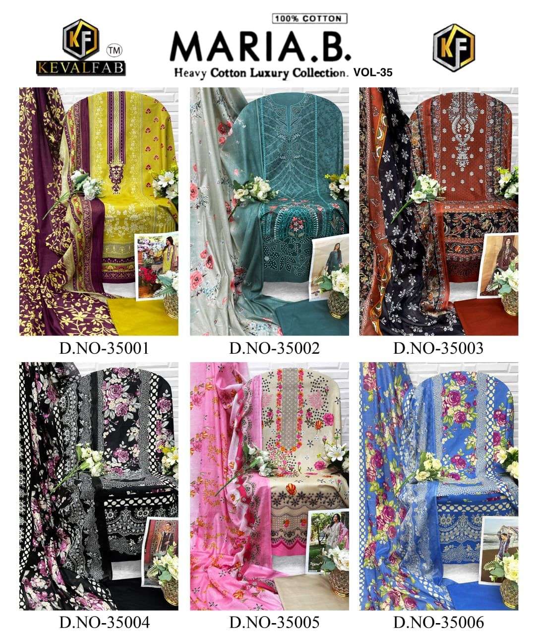 KEVAL FAB MARIA B VOL 35 