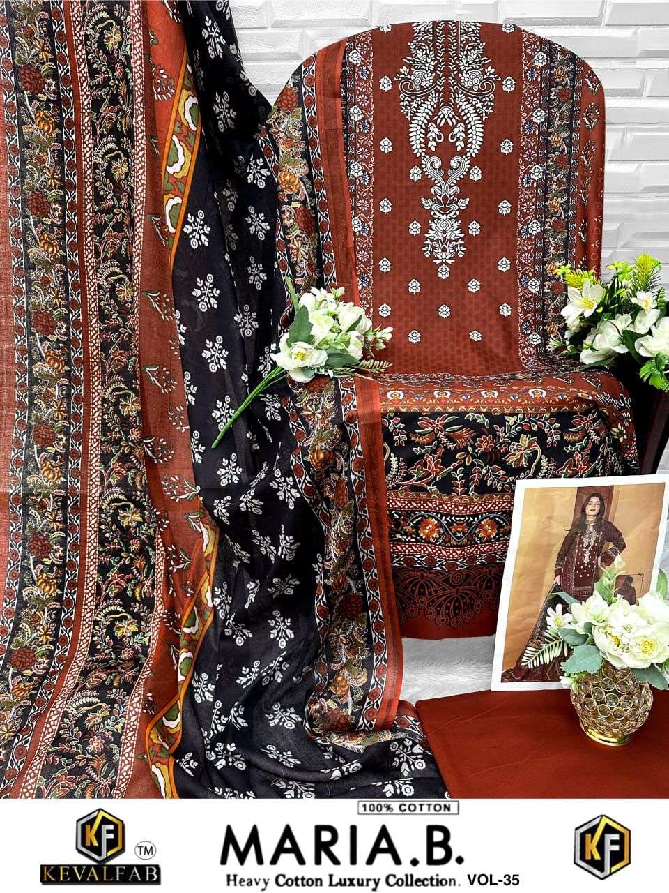 KEVAL FAB MARIA B VOL 35 