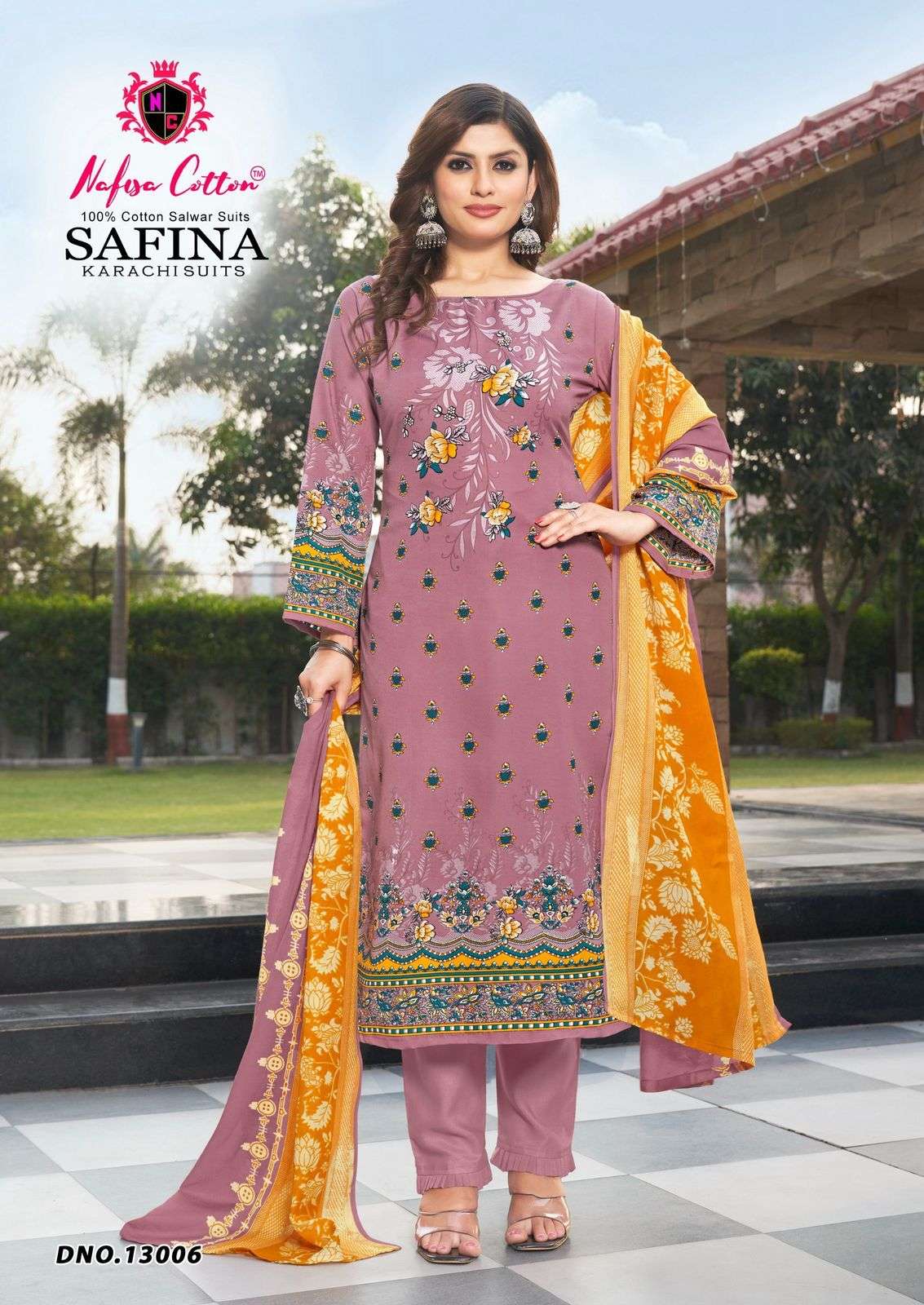 NAFISA COTTON SAFINA KARACHI SUITS VOL 13