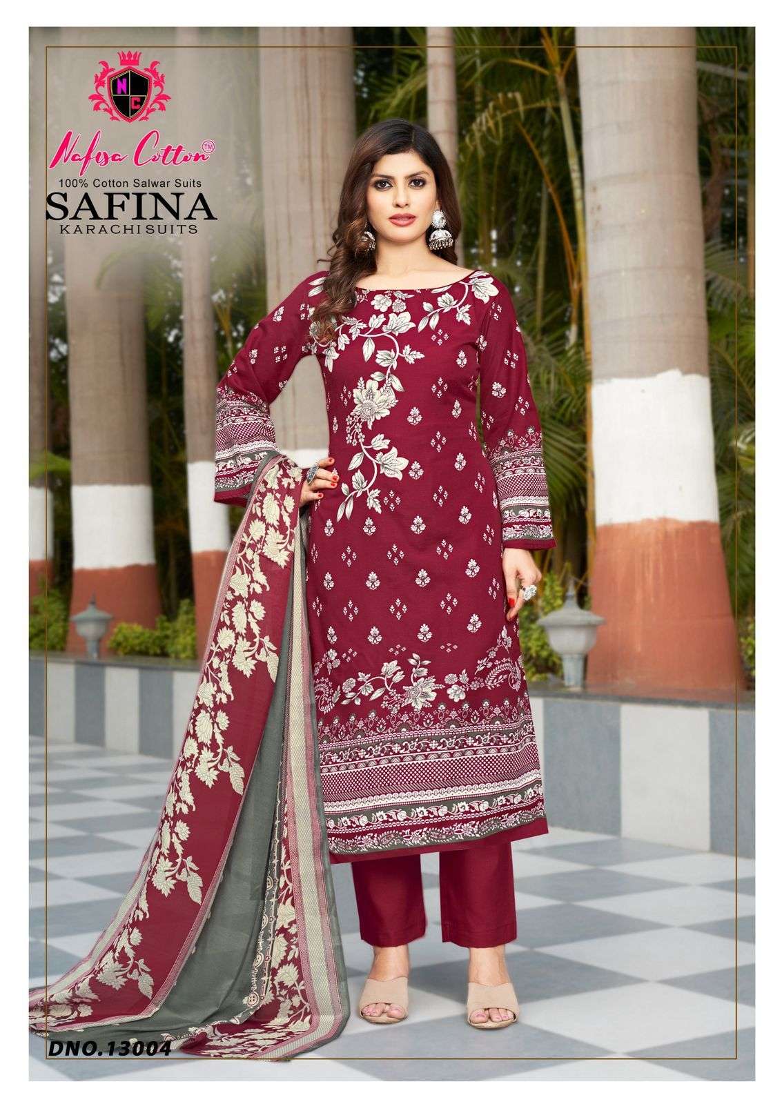 NAFISA COTTON SAFINA KARACHI SUITS VOL 13