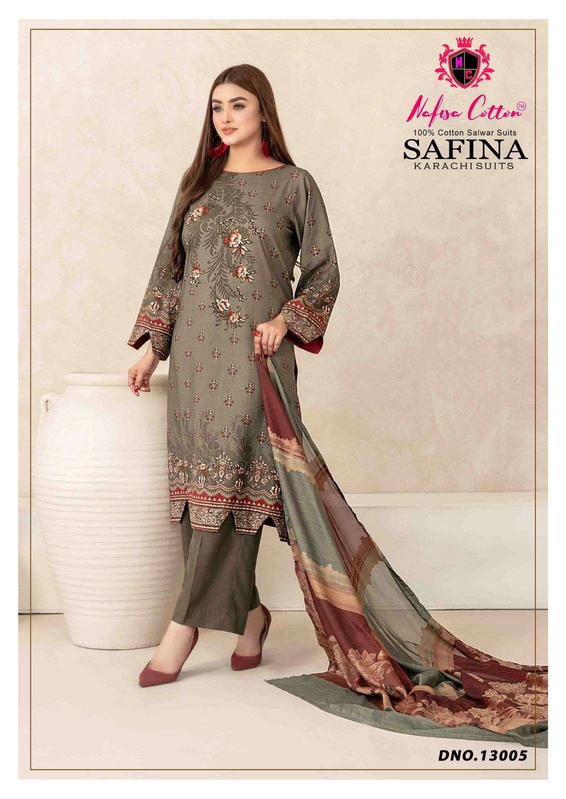 NAFISA COTTON SAFINA KARACHI SUITS VOL 13