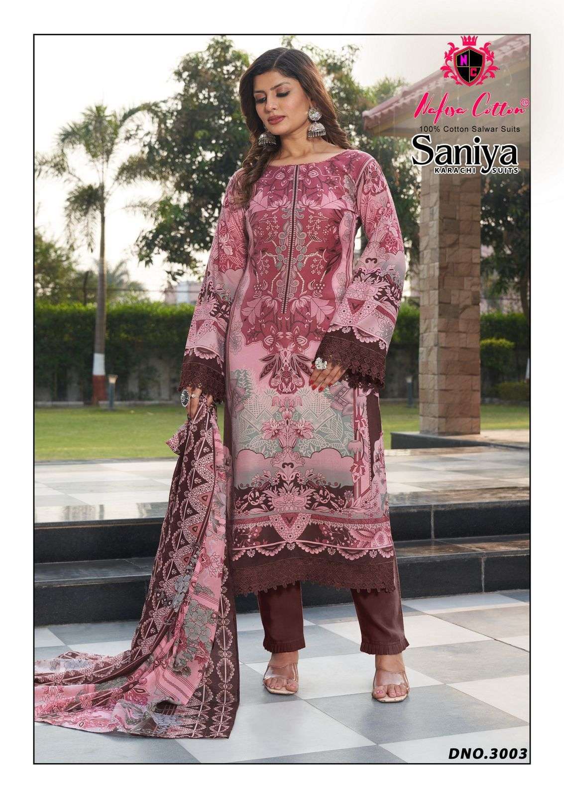 NAFISA COTTON SANIYA KARACHI SUITS VOL 3 