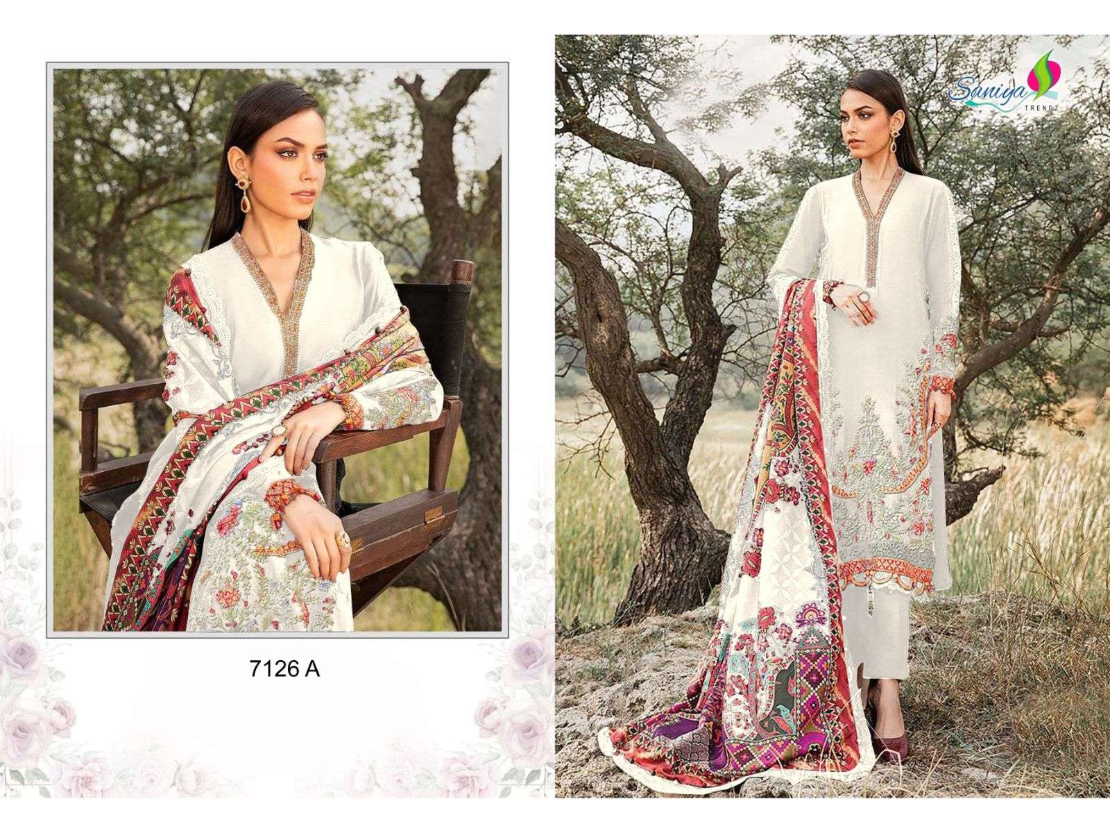 SANIYA TRENDZ MARIYA B RAYON COLLECTION D NO 7126