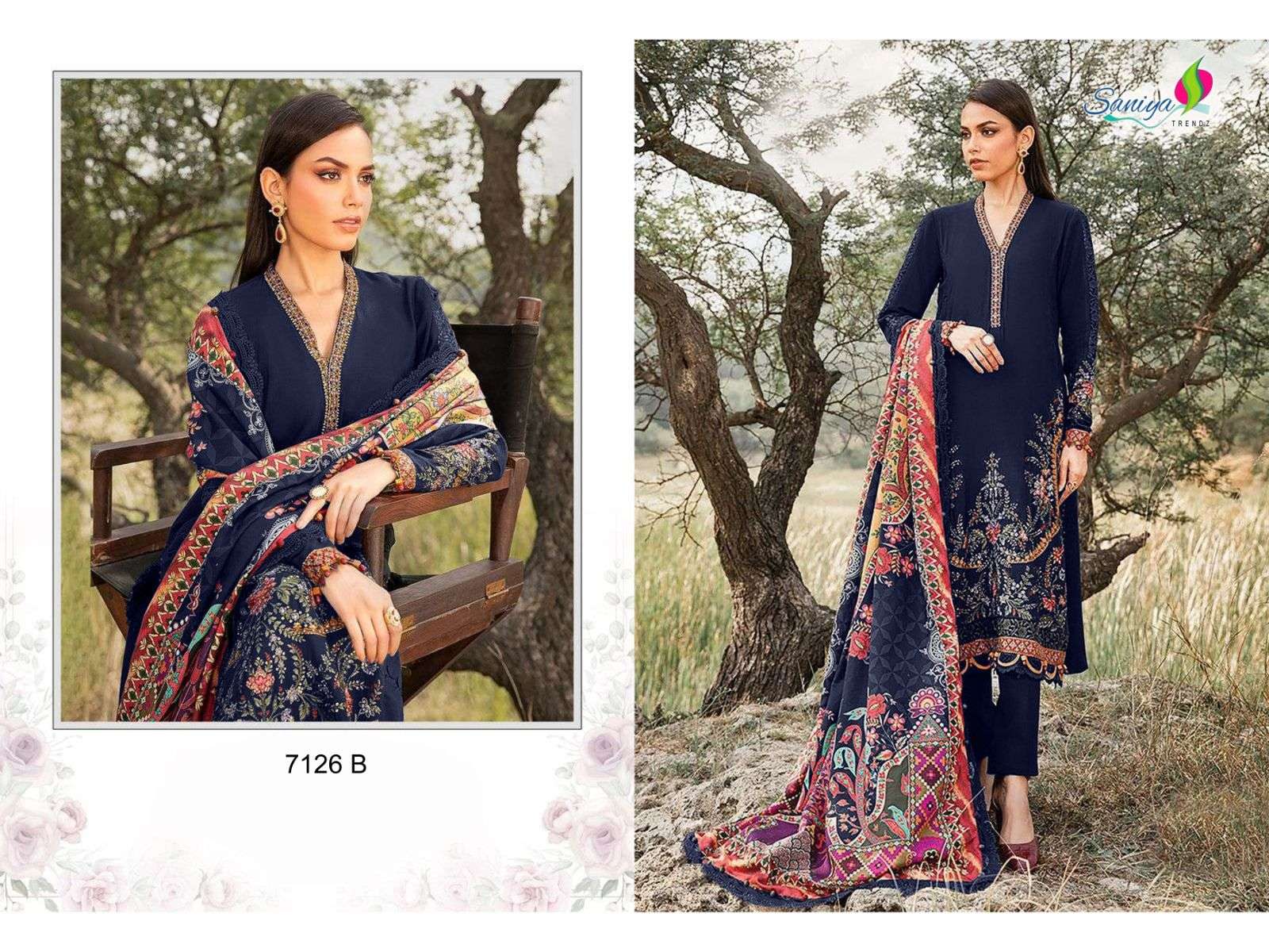 SANIYA TRENDZ MARIYA B RAYON COLLECTION D NO 7126