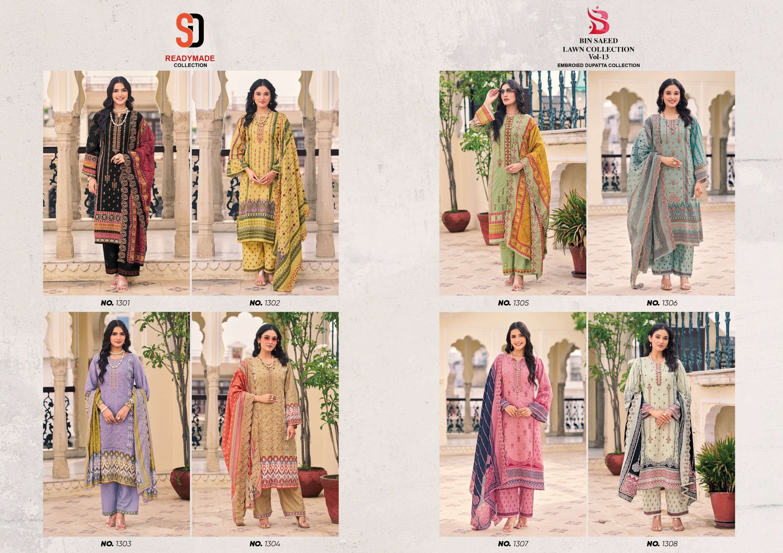 SHRADDHA DESIGNER BIN SAEED VOL 13 READY MADE COLLECTION