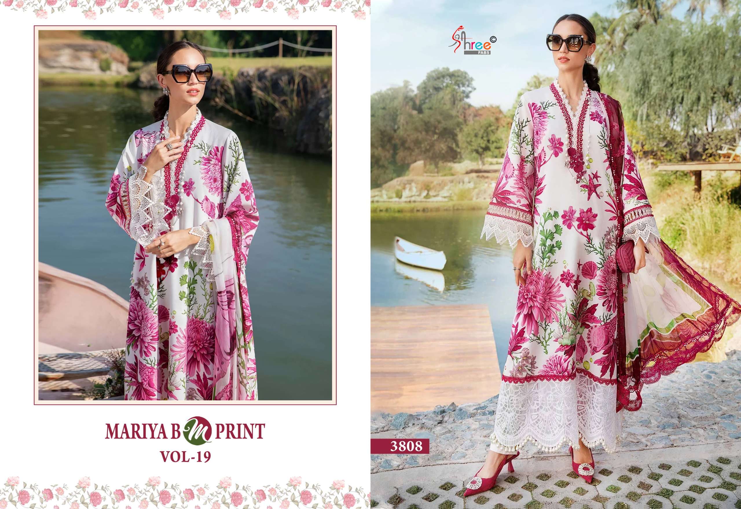 SHREE FAB MARIYA B MPRINT VOL 19