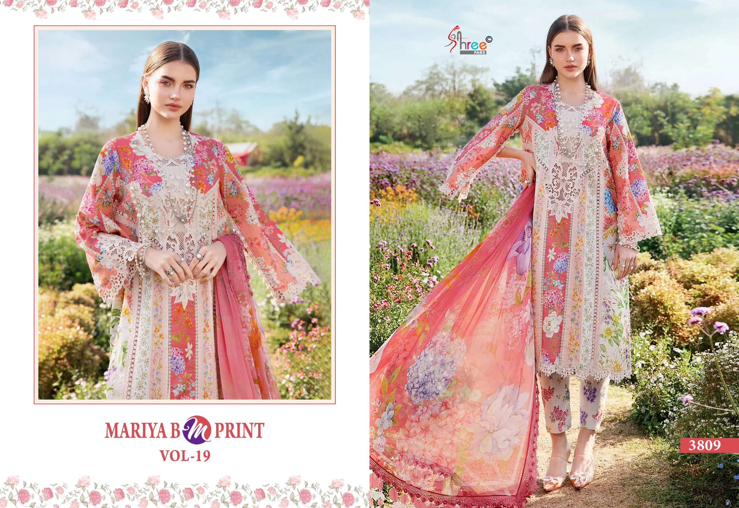 SHREE FAB MARIYA B MPRINT VOL 19