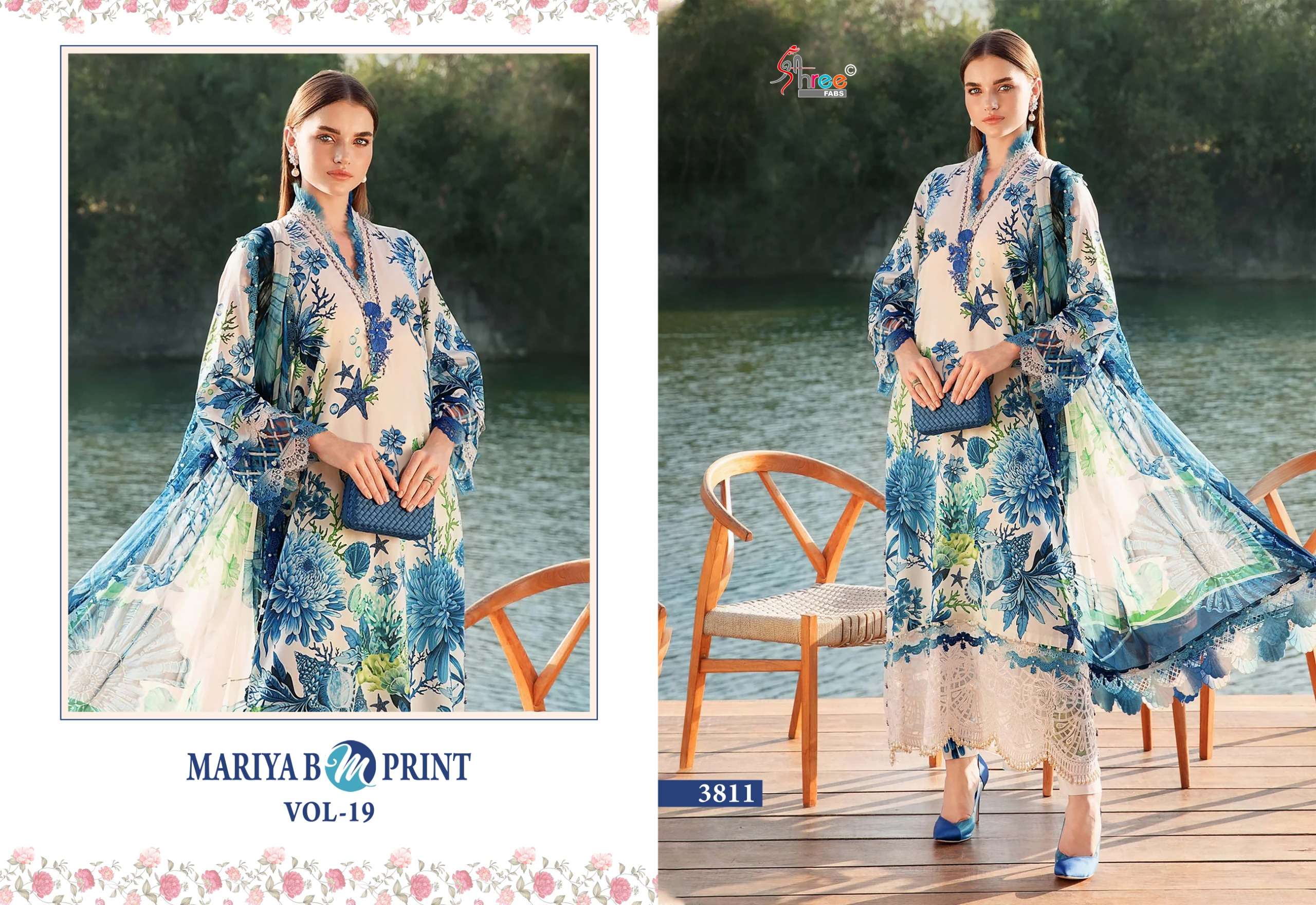 SHREE FAB MARIYA B MPRINT VOL 19