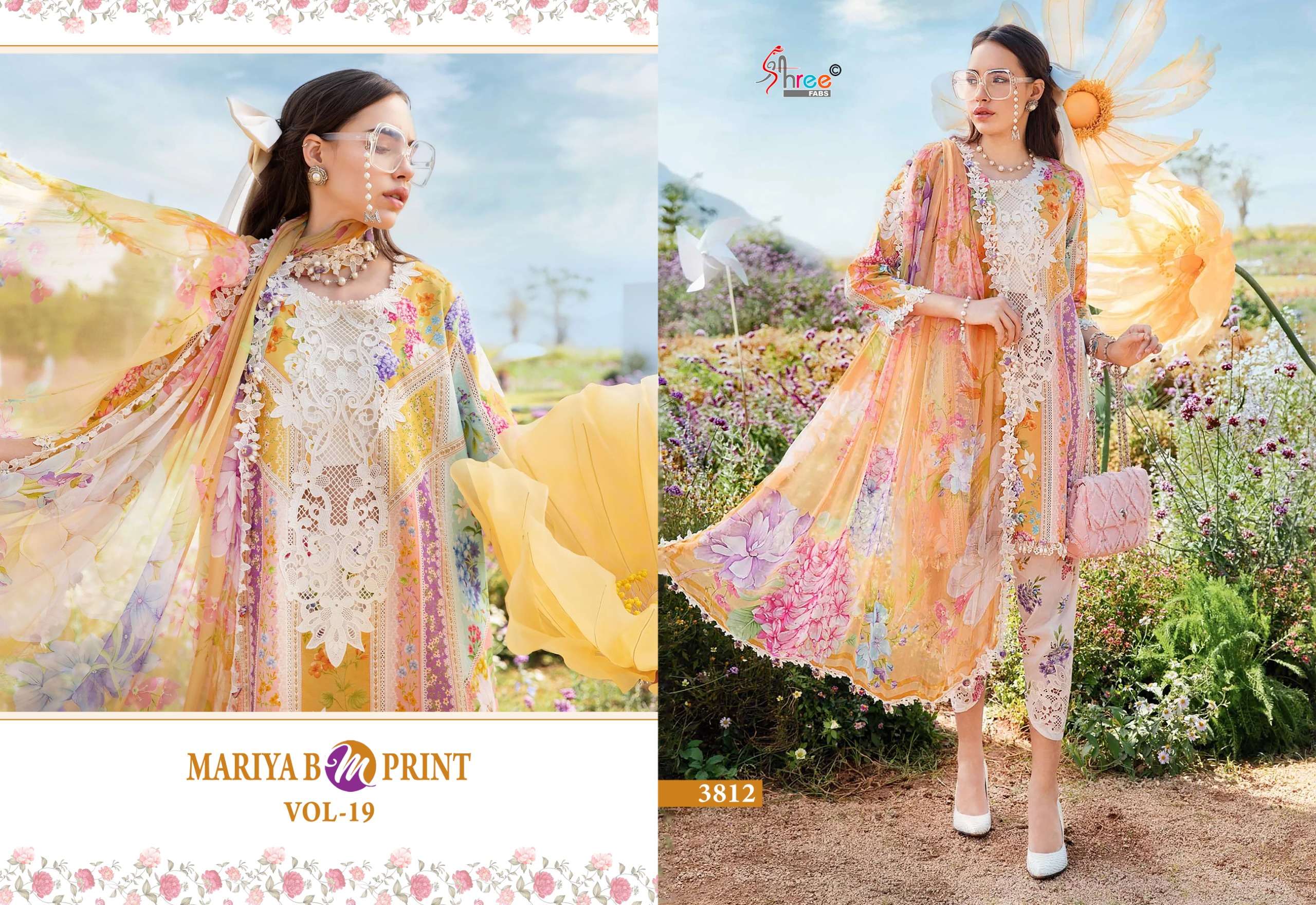 SHREE FAB MARIYA B MPRINT VOL 19