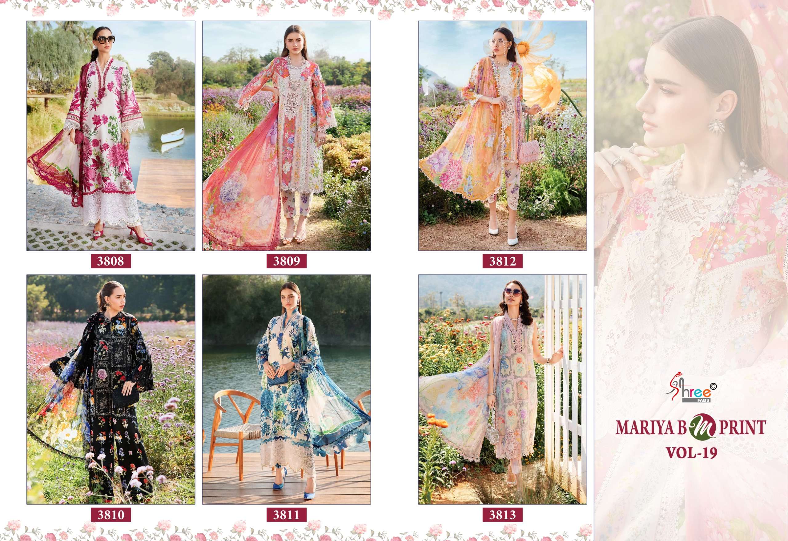 SHREE FAB MARIYA B MPRINT VOL 19