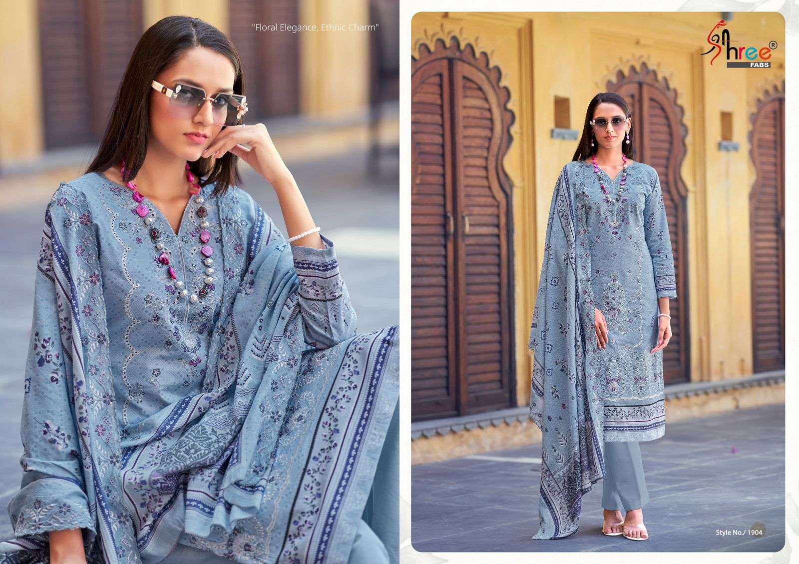 SHREE FABS BIN SAEED LAWN COLLECTION  VOL 19