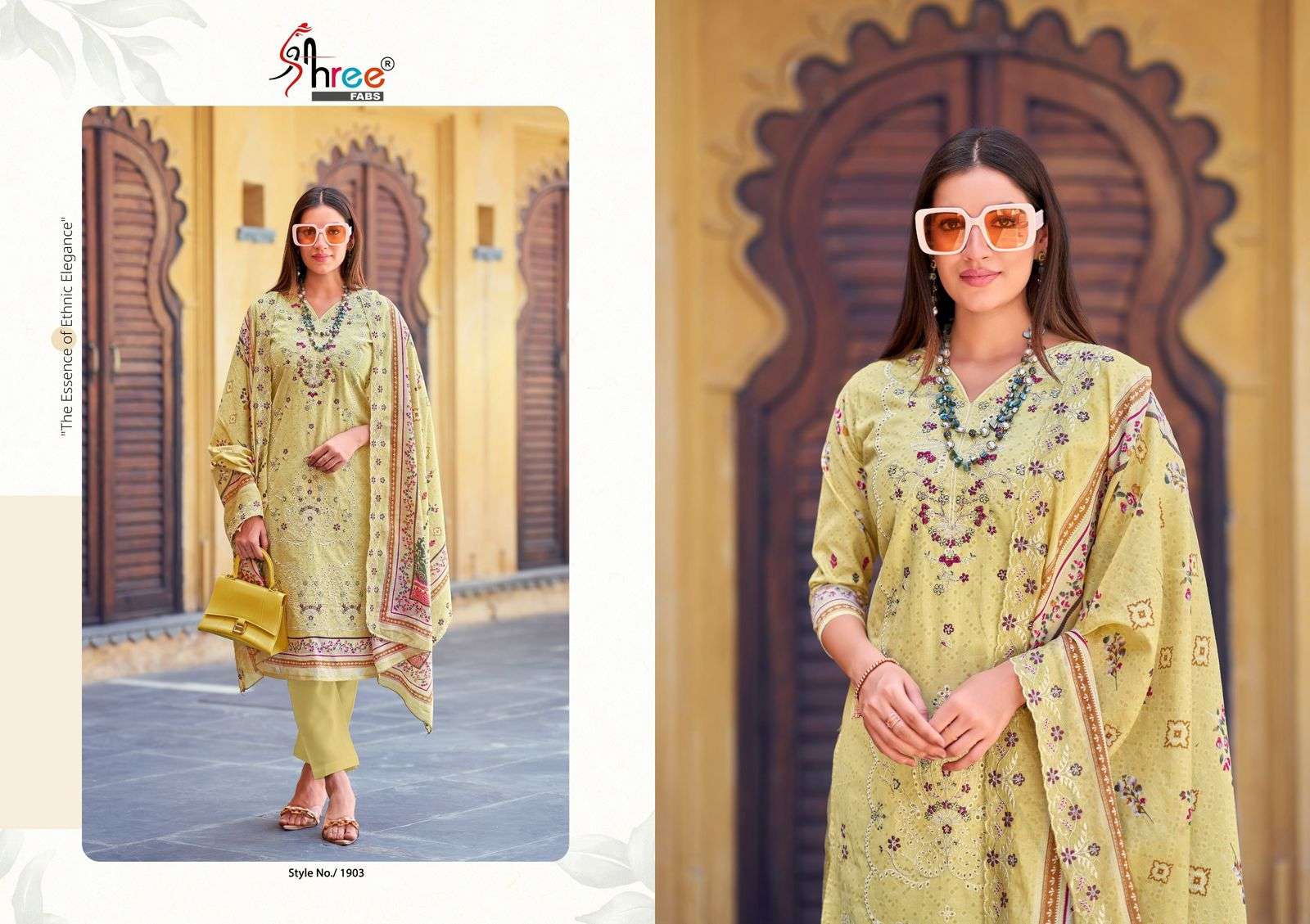 SHREE FABS BIN SAEED LAWN COLLECTION  VOL 19