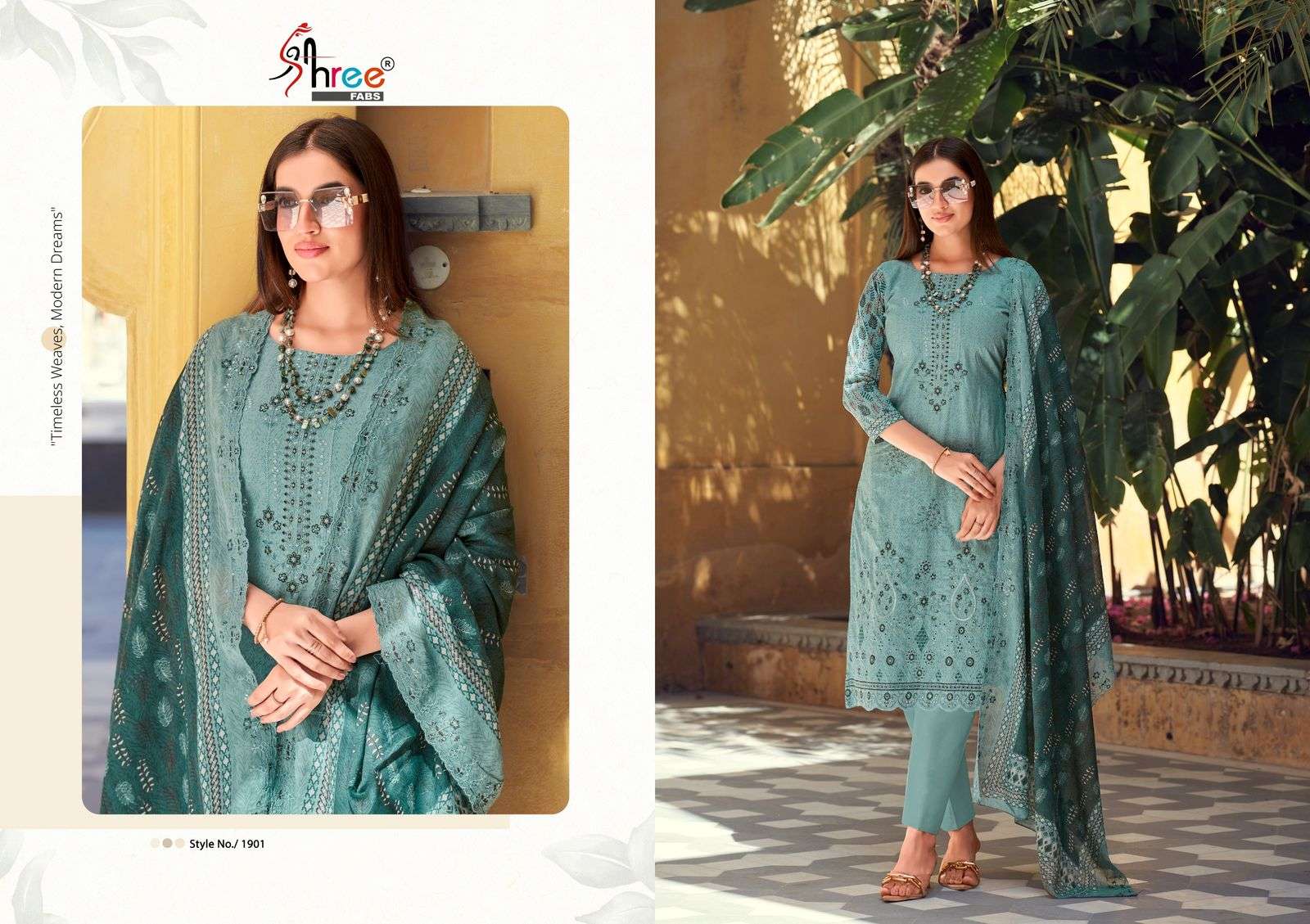 SHREE FABS BIN SAEED LAWN COLLECTION  VOL 19