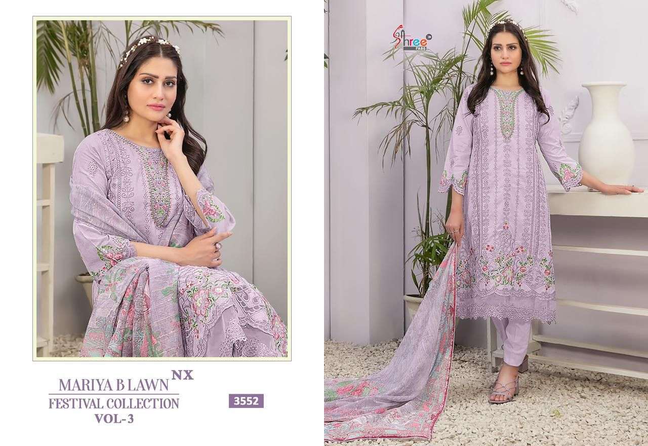 SHREE FABS MARIYA B LAWN FESTIVAL COLLECTION VOL 3 READY MADE COLLECTION