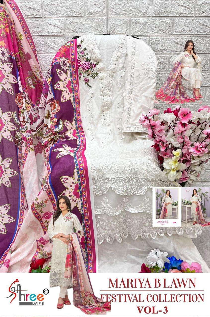 SHREE FABS MARIYA B LAWN FESTIVAL COLLECTION VOL 3 READY MADE COLLECTION
