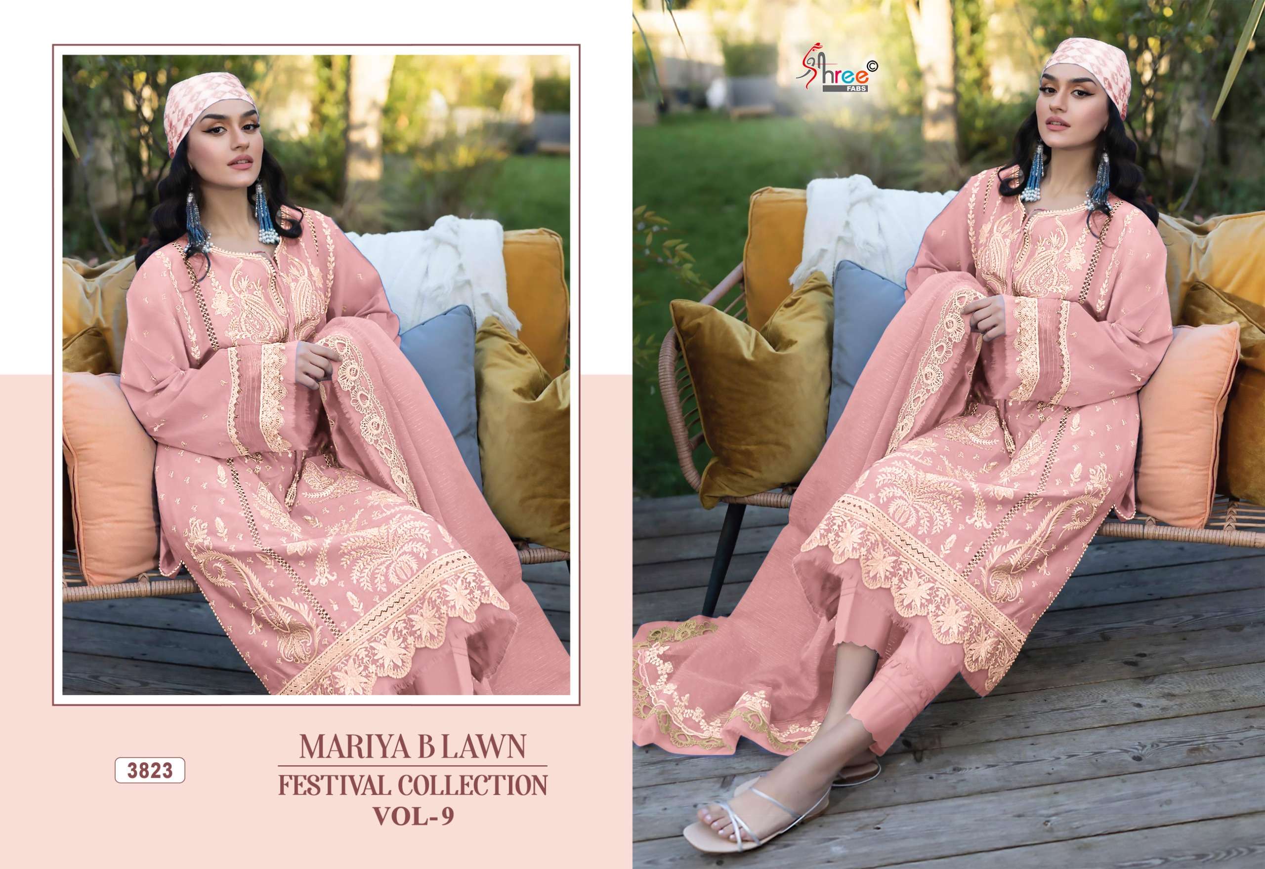 SHREE FABS MARIYA B LAWN FESTIVAL COLLECTION VOL 9 