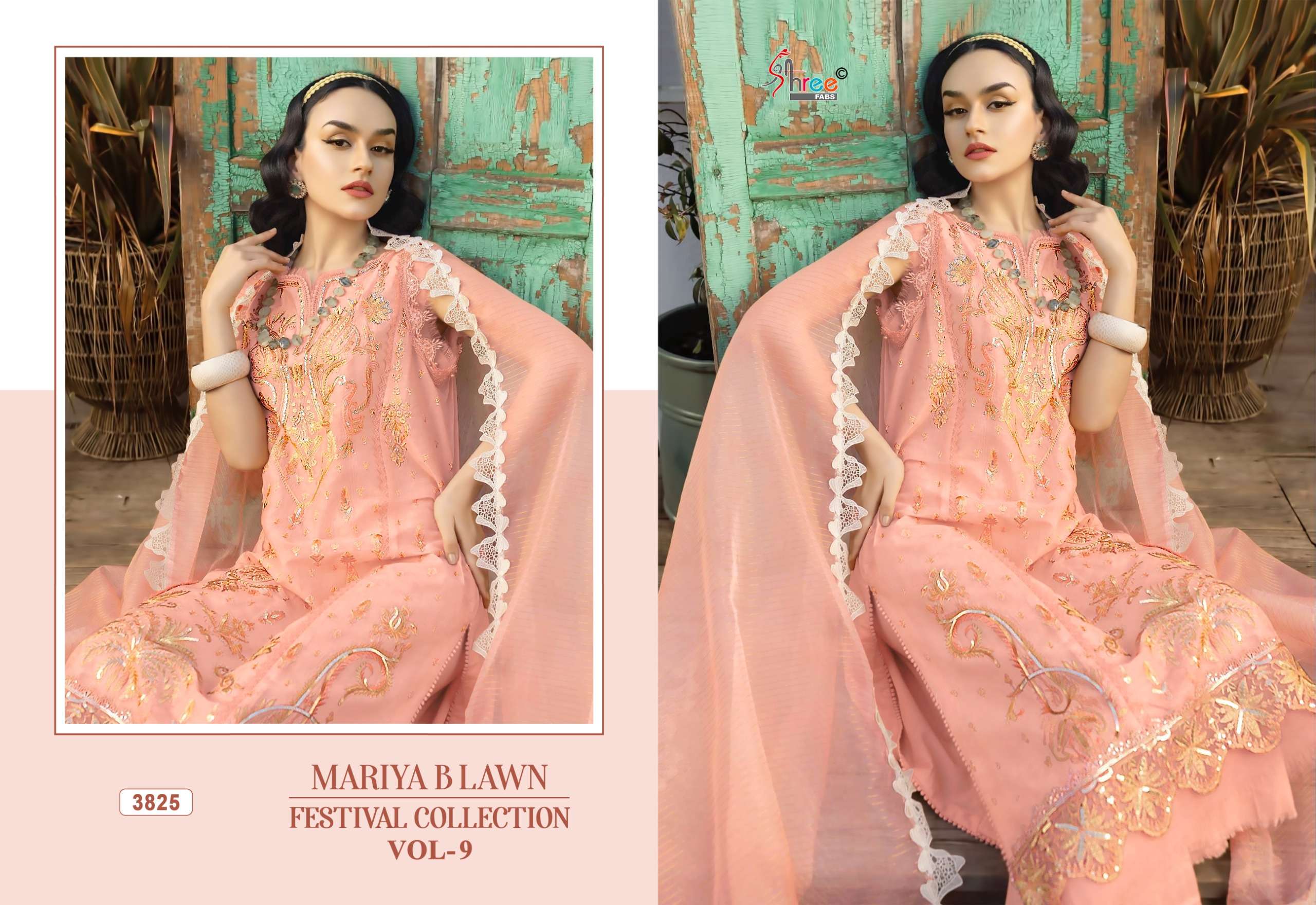 SHREE FABS MARIYA B LAWN FESTIVAL COLLECTION VOL 9 