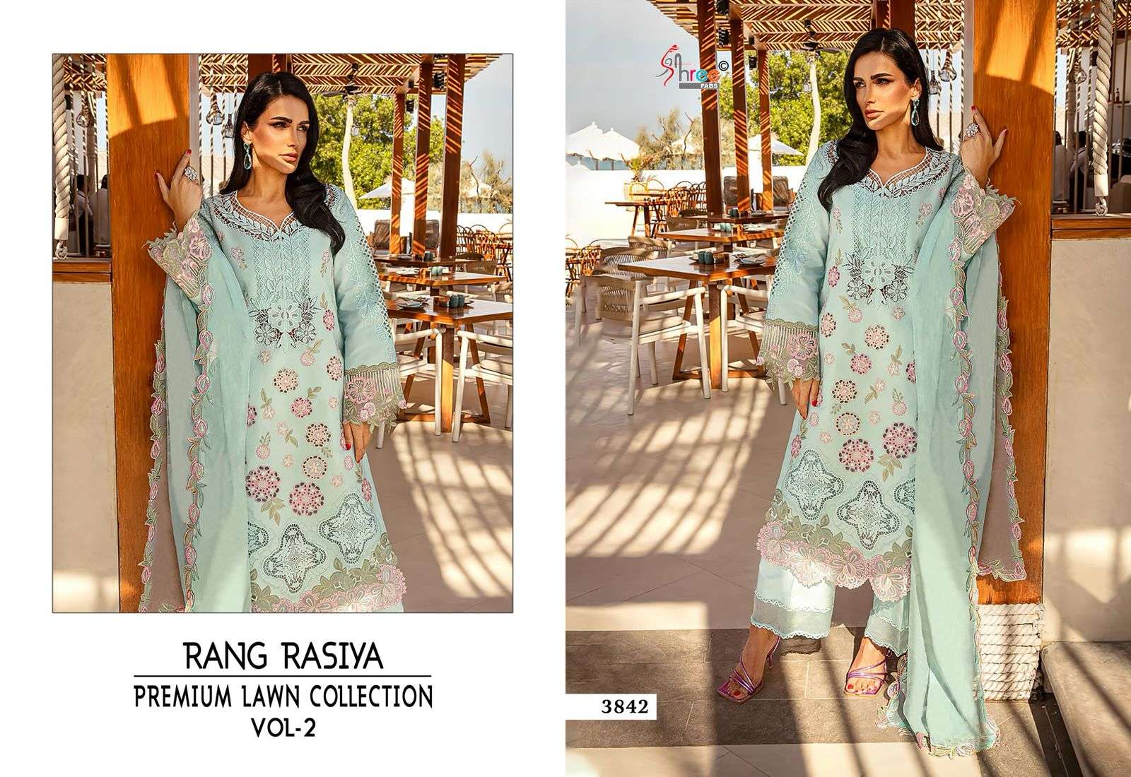 SHREE FABS RANG RASIYA PREMIUM LAWN 25 VOL 2