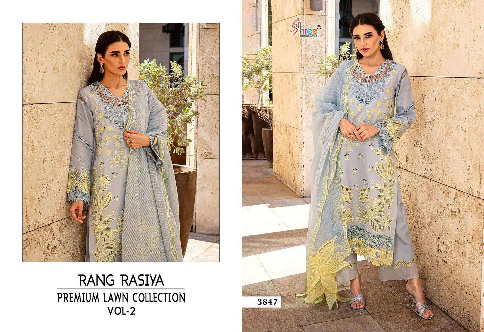 SHREE FABS RANG RASIYA PREMIUM LAWN 25 VOL 2
