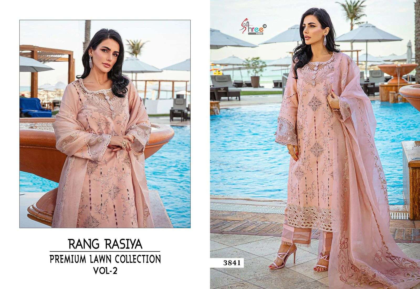 SHREE FABS RANG RASIYA PREMIUM LAWN 25 VOL 2