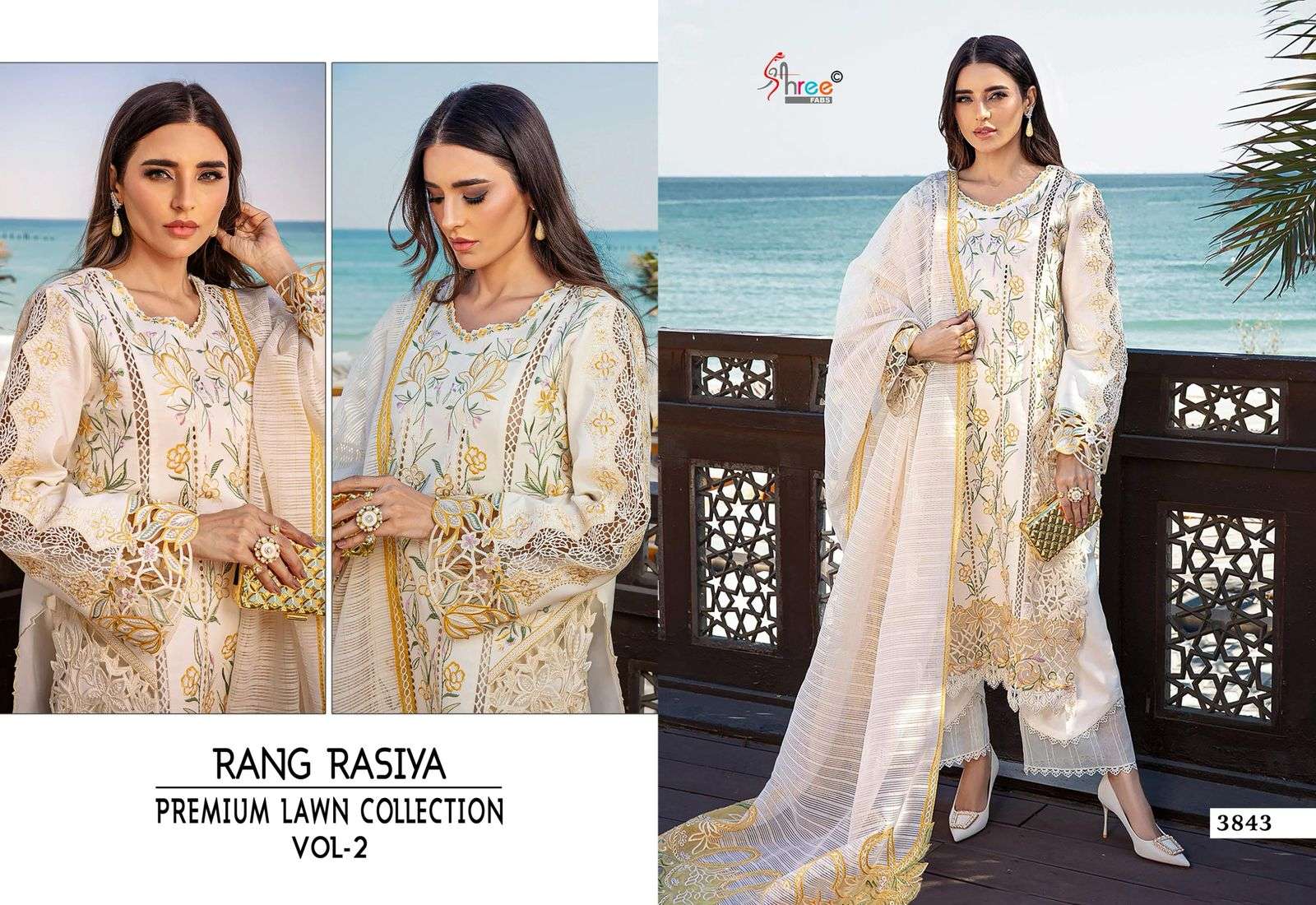 SHREE FABS RANG RASIYA PREMIUM LAWN 25 VOL 2
