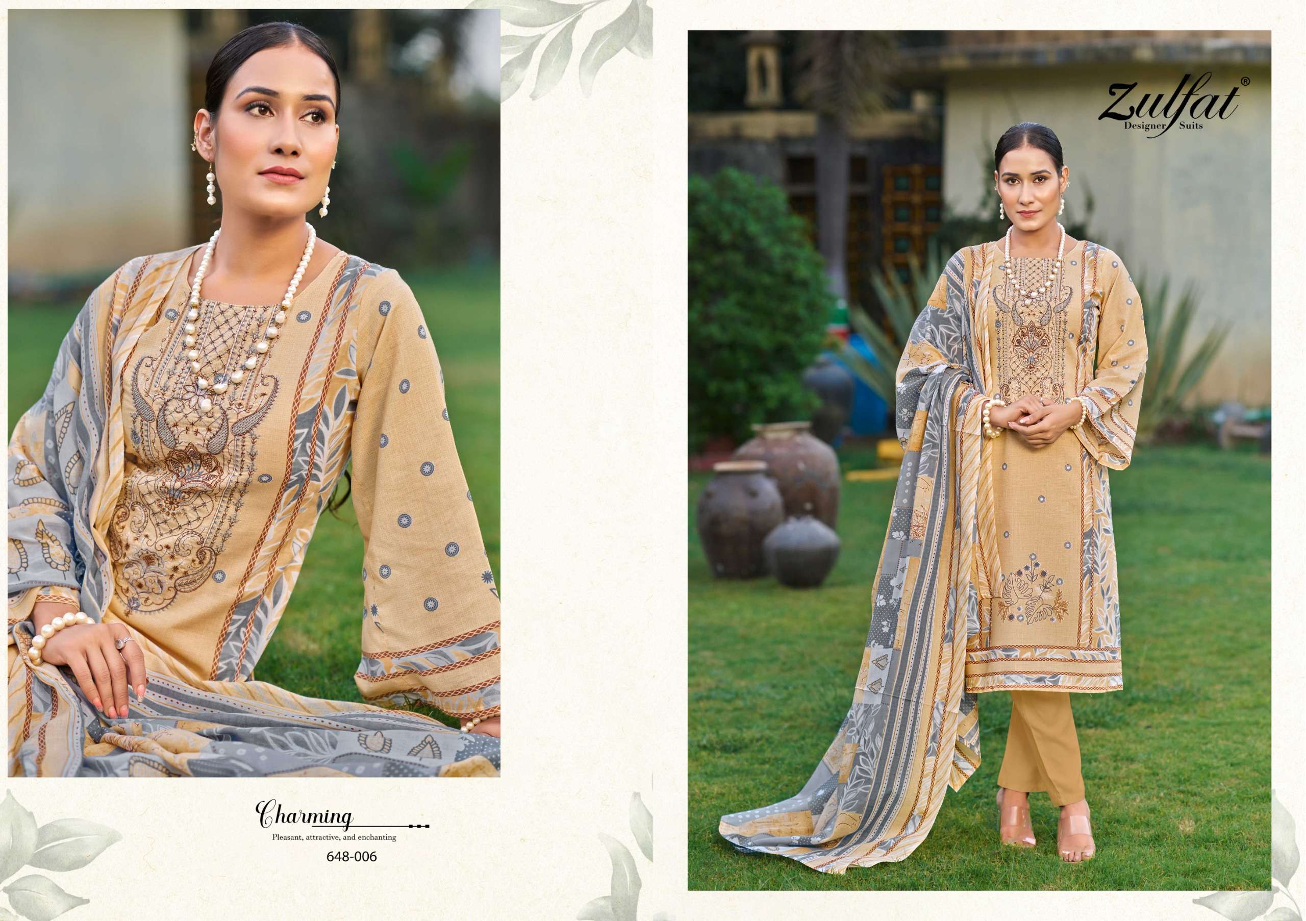 ZULFAT DESIGNER SUITS GULNAAZ VOL 3 