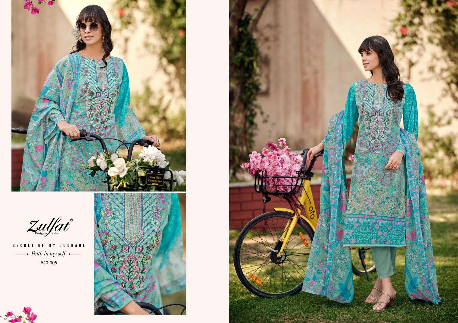 ZULFAT DESIGNER SUITS GULZAAR 