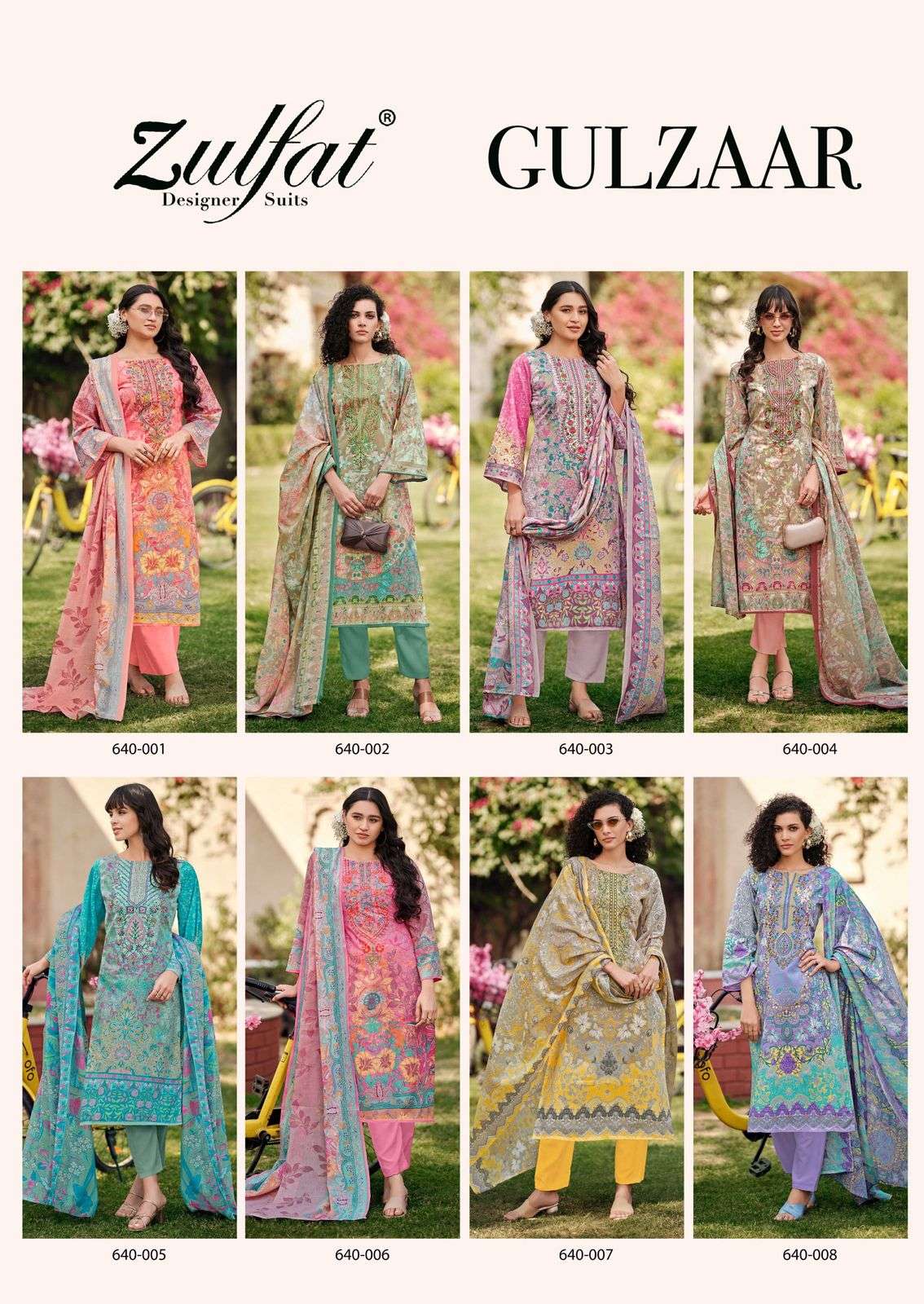 ZULFAT DESIGNER SUITS GULZAAR 
