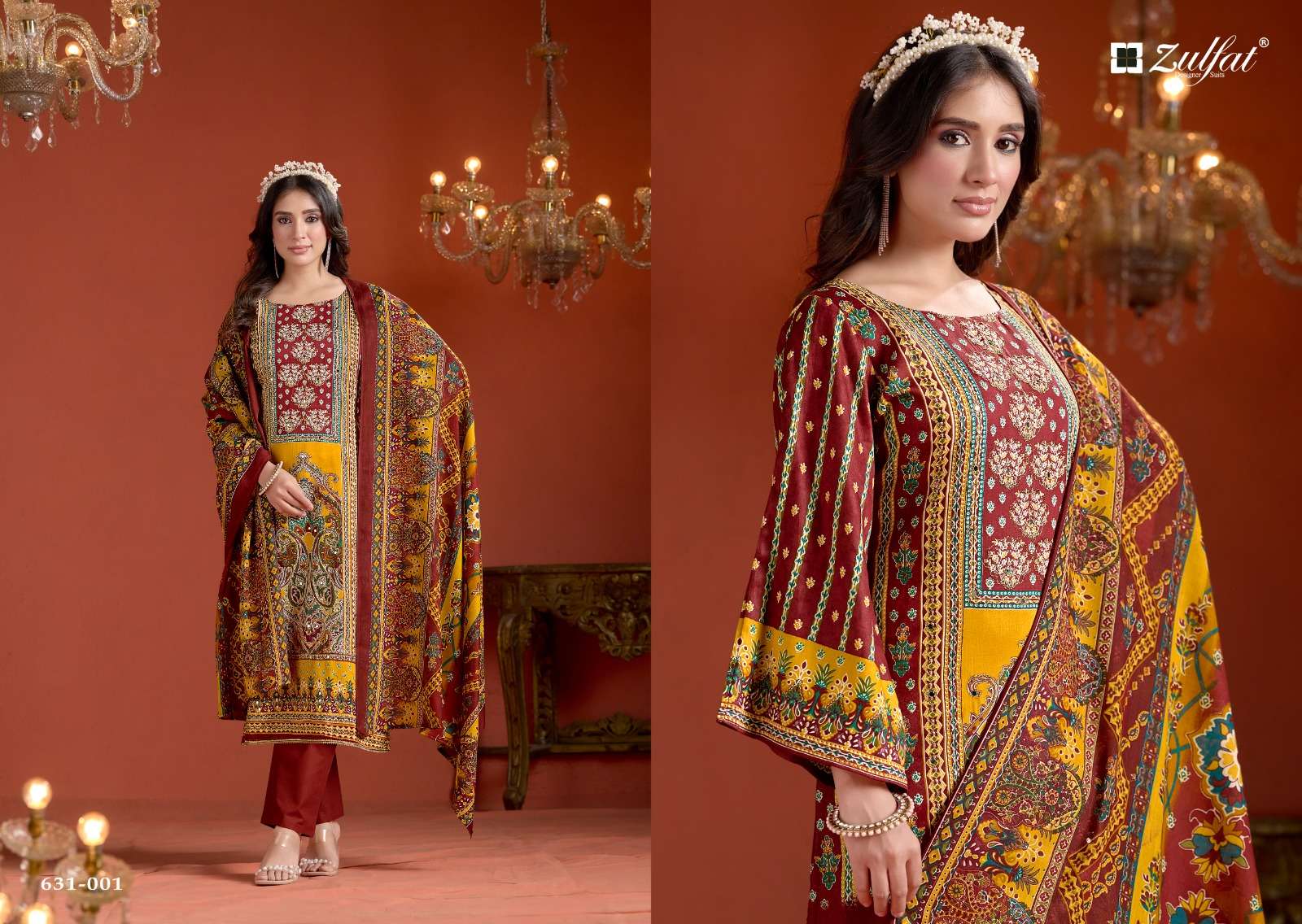 ZULFAT DESIGNER SUITS RAABTA VOL 5