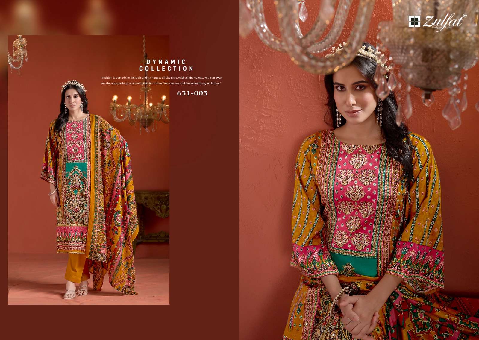ZULFAT DESIGNER SUITS RAABTA VOL 5
