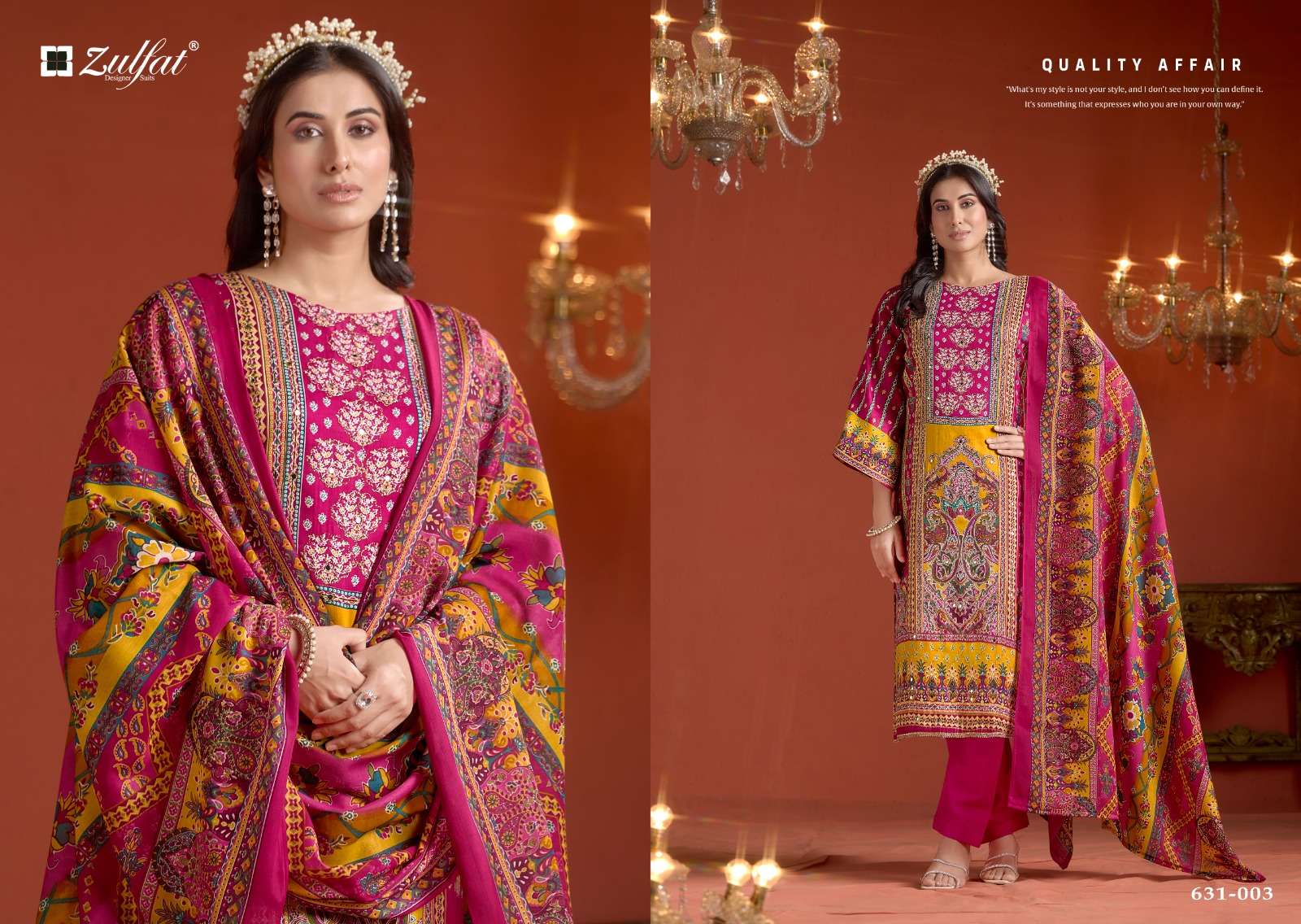 ZULFAT DESIGNER SUITS RAABTA VOL 5