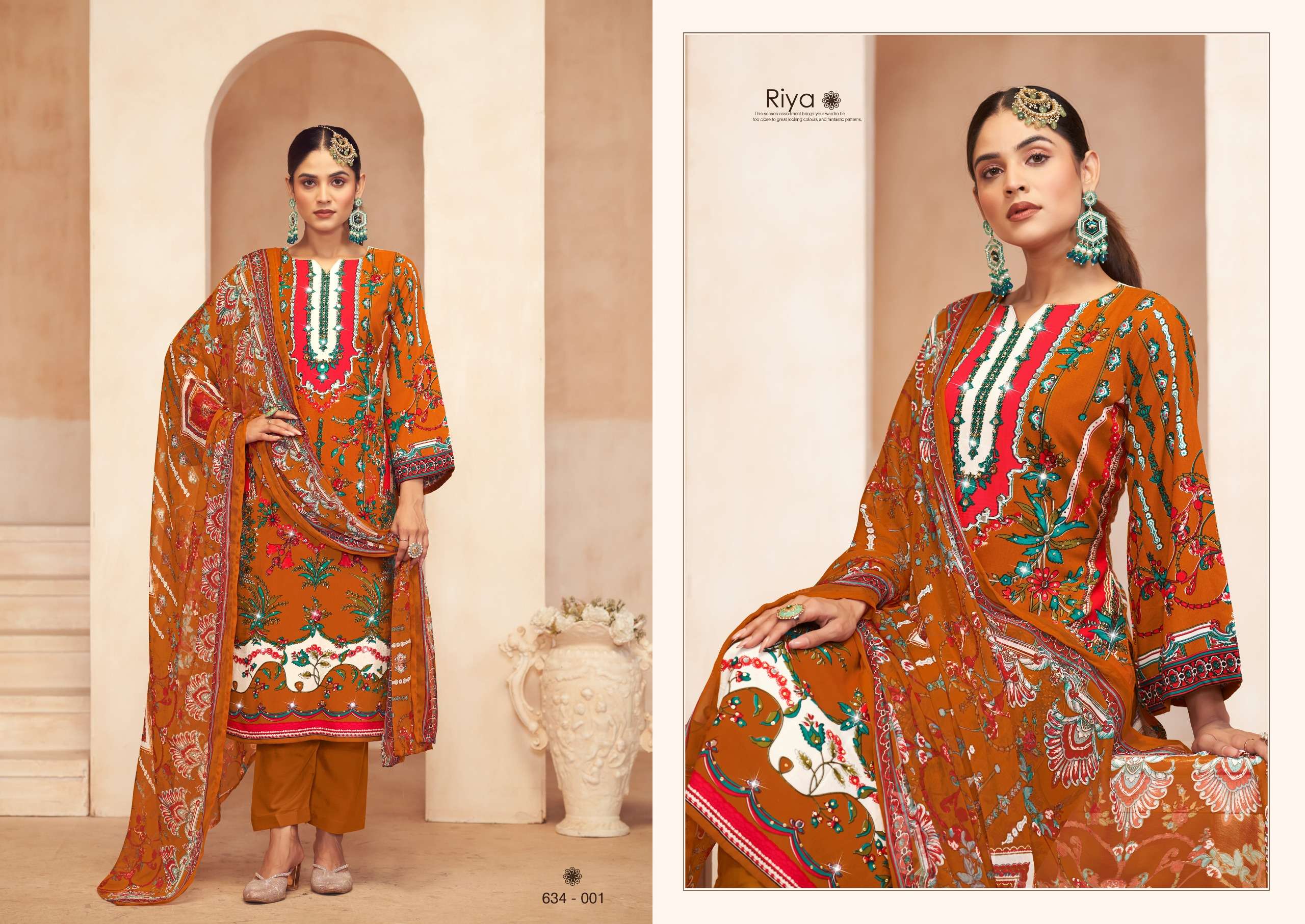ZULFAT DESIGNER SUITS RIYA 