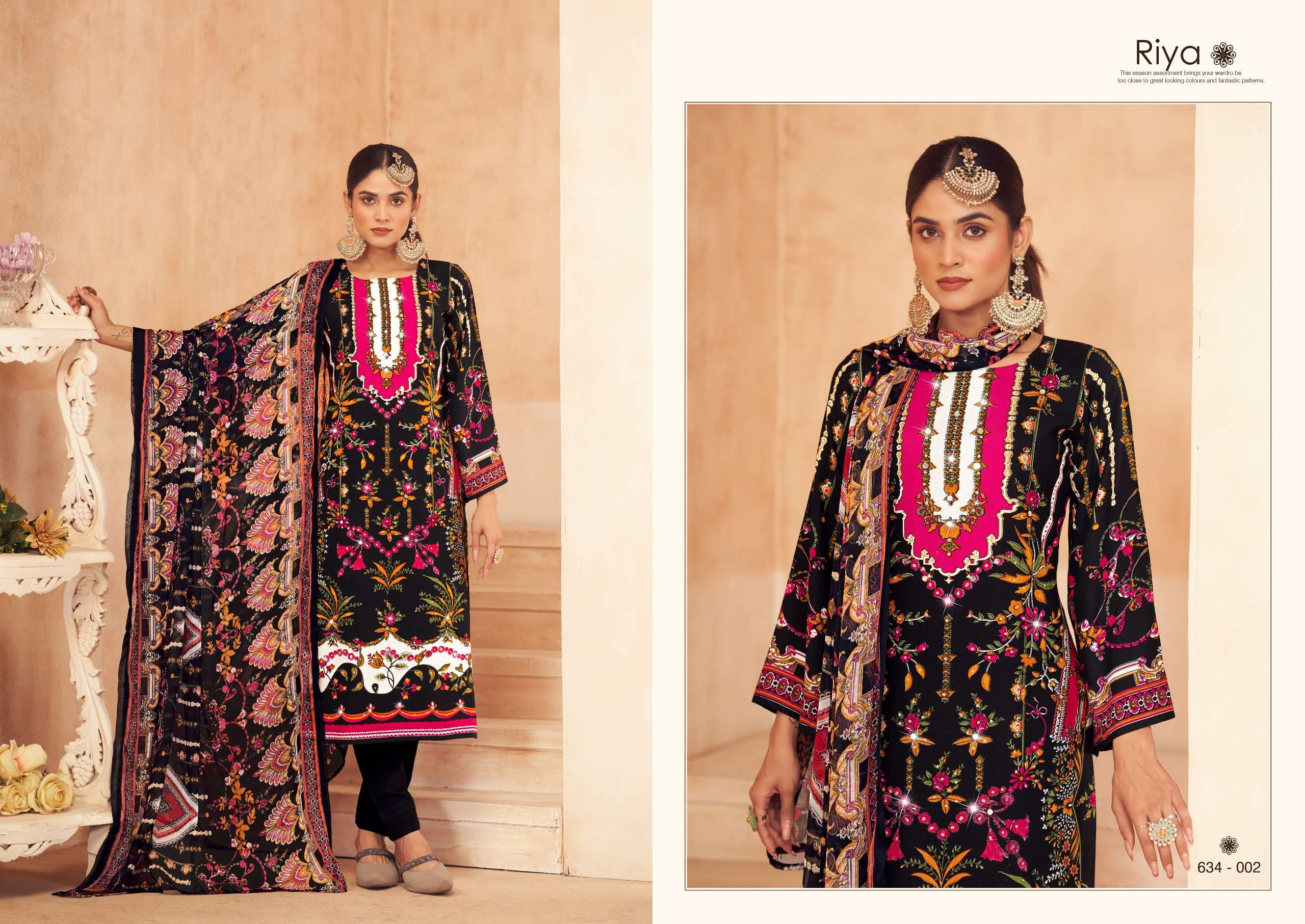 ZULFAT DESIGNER SUITS RIYA 