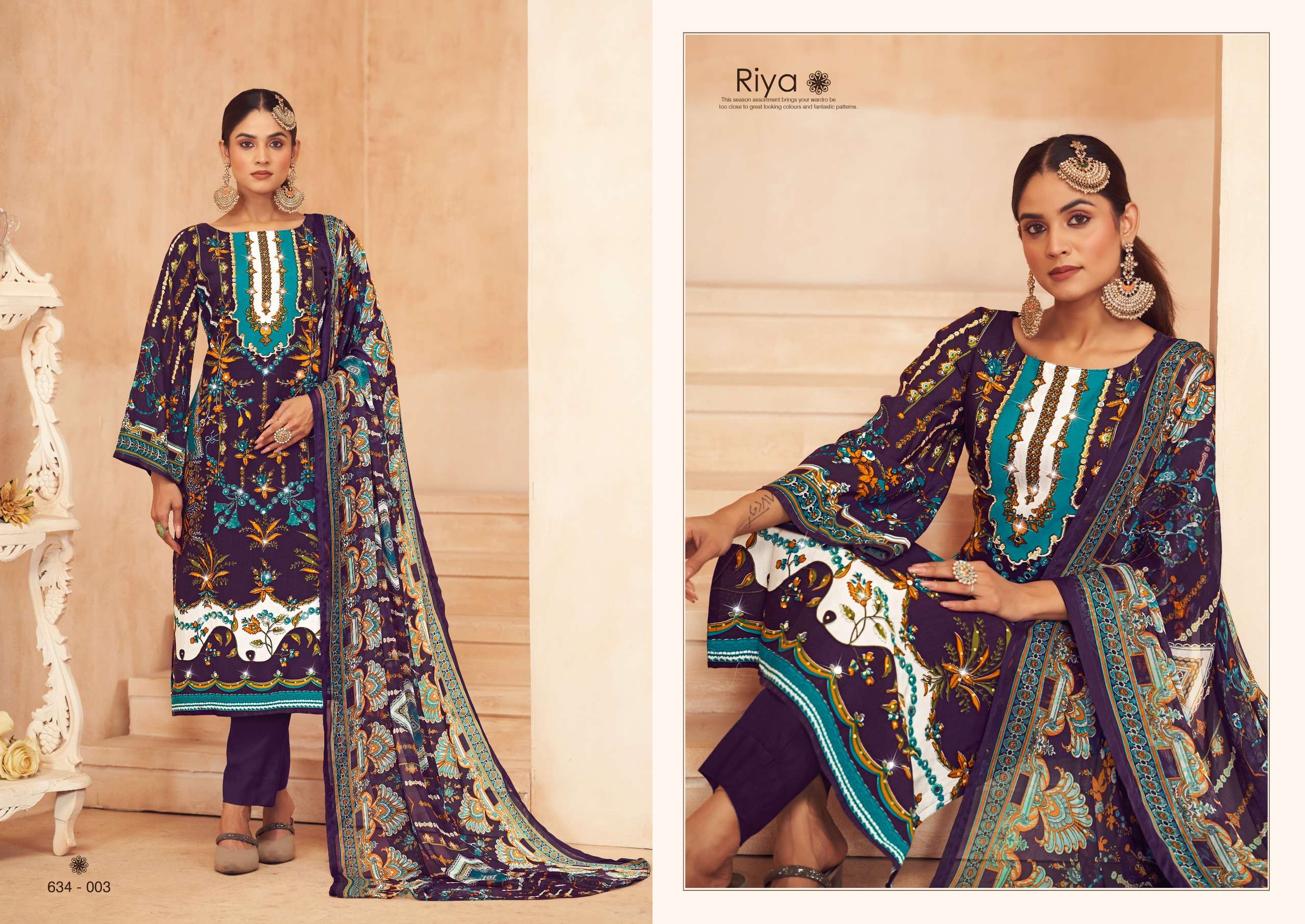 ZULFAT DESIGNER SUITS RIYA 