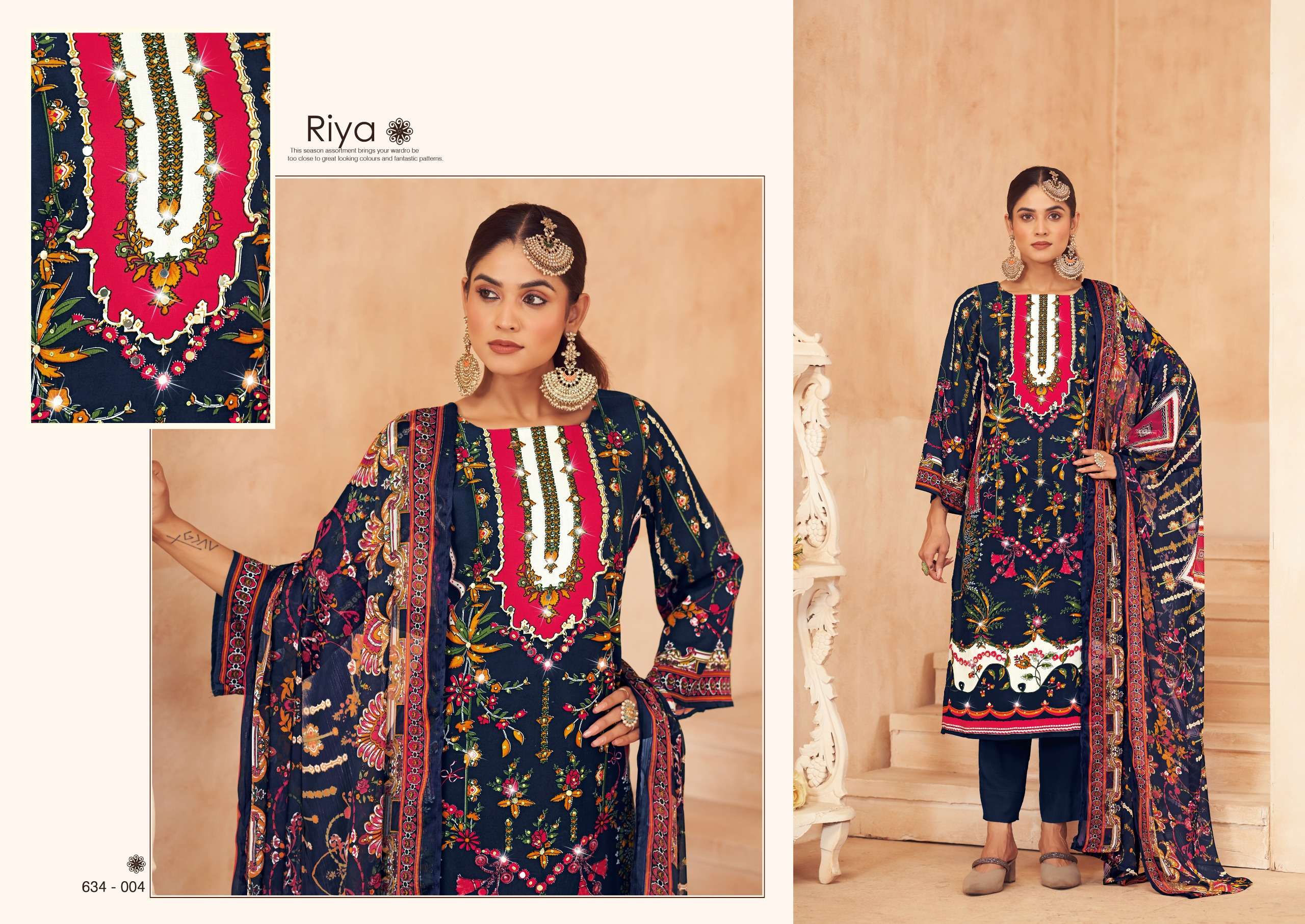 ZULFAT DESIGNER SUITS RIYA 