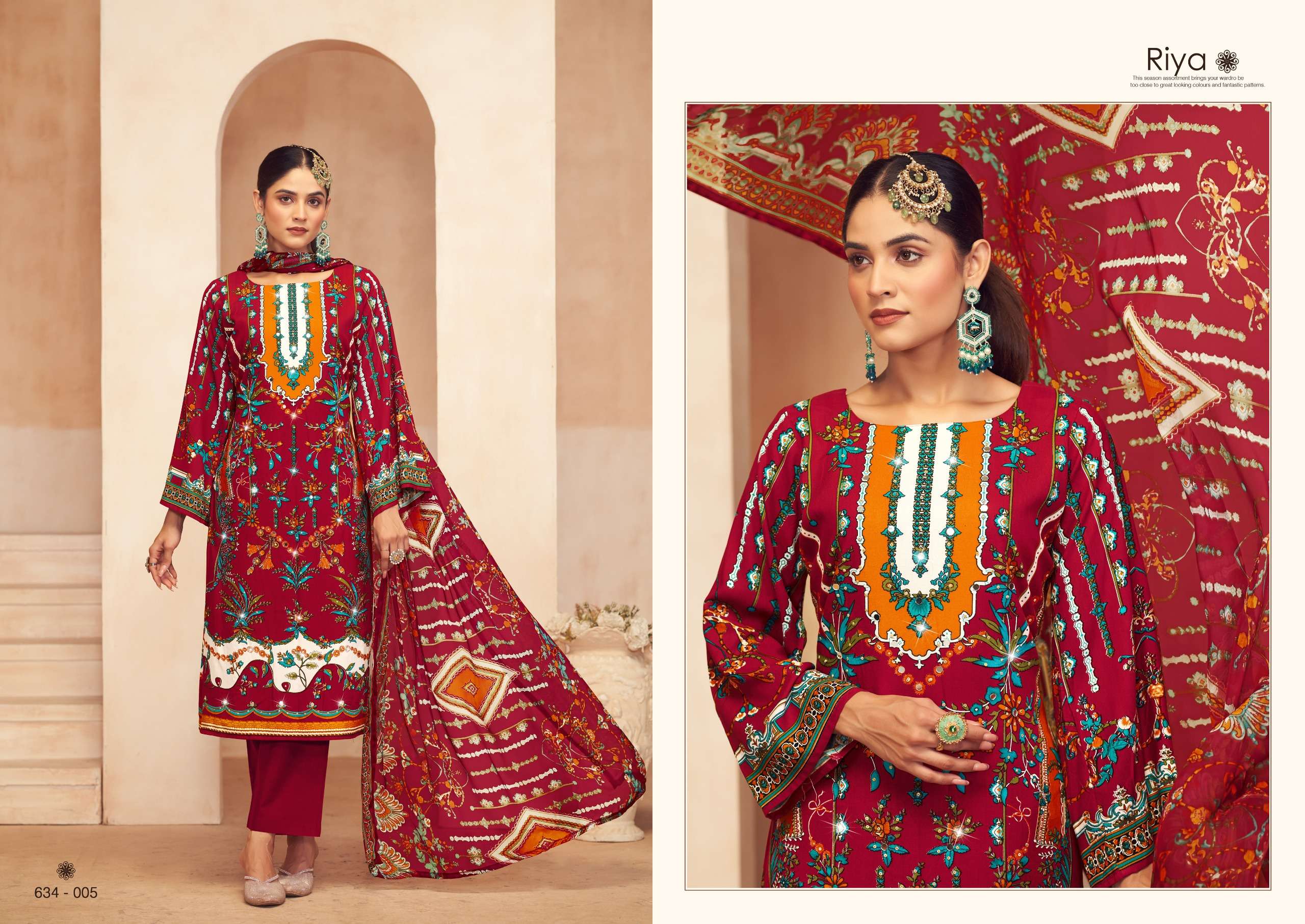 ZULFAT DESIGNER SUITS RIYA 