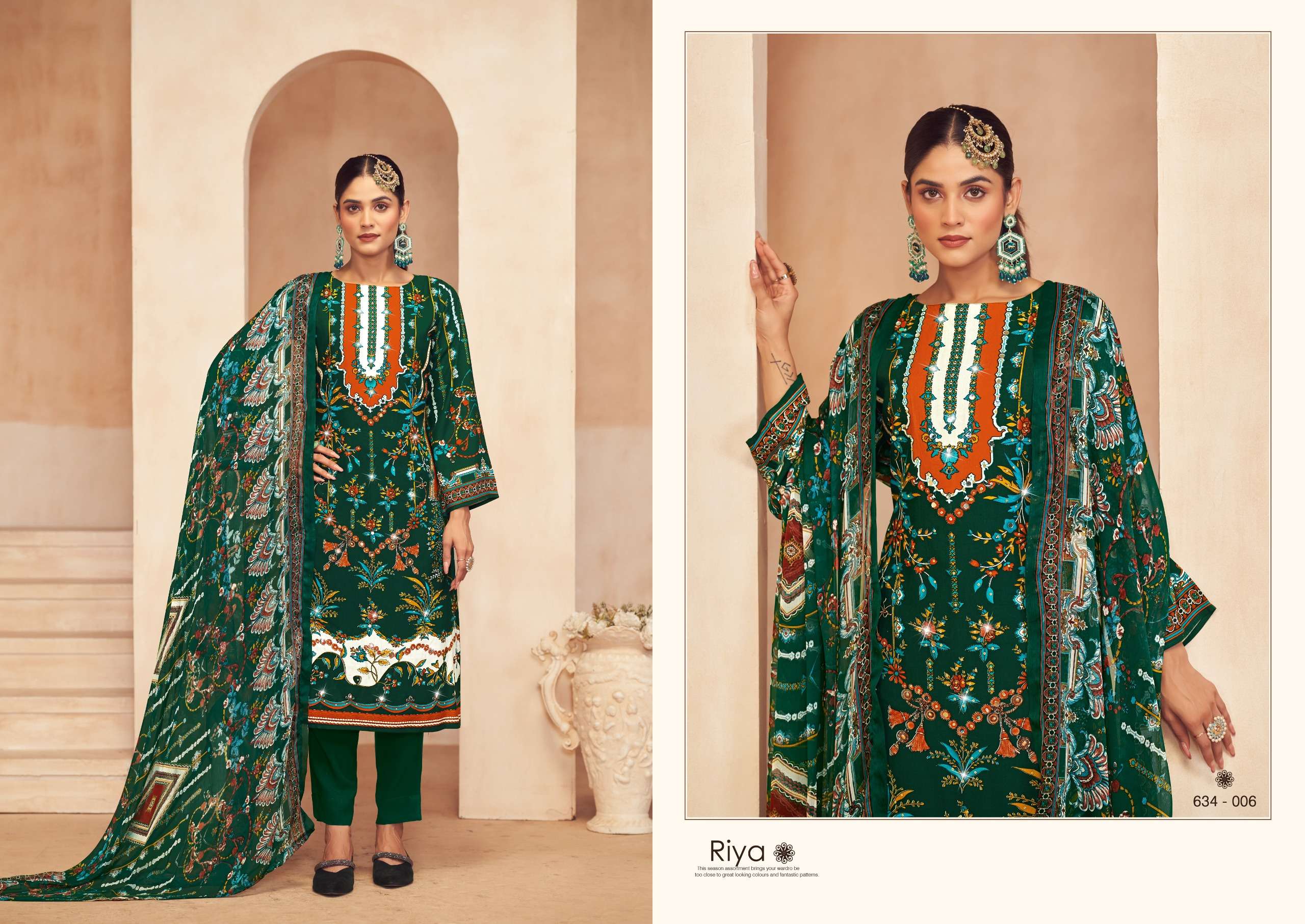 ZULFAT DESIGNER SUITS RIYA 