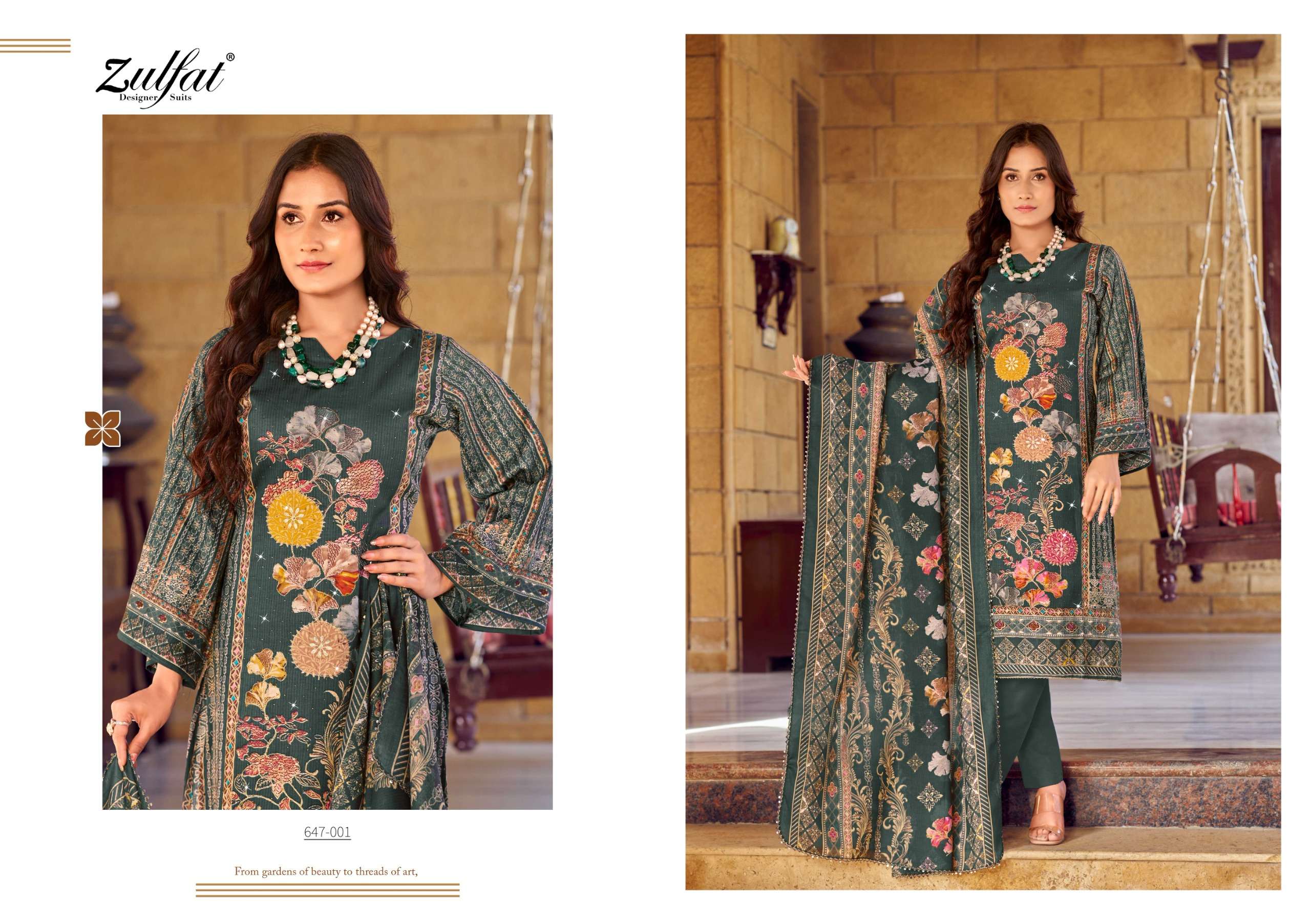 ZULFAT DESIGNER SUITS SANGINI VOL 6
