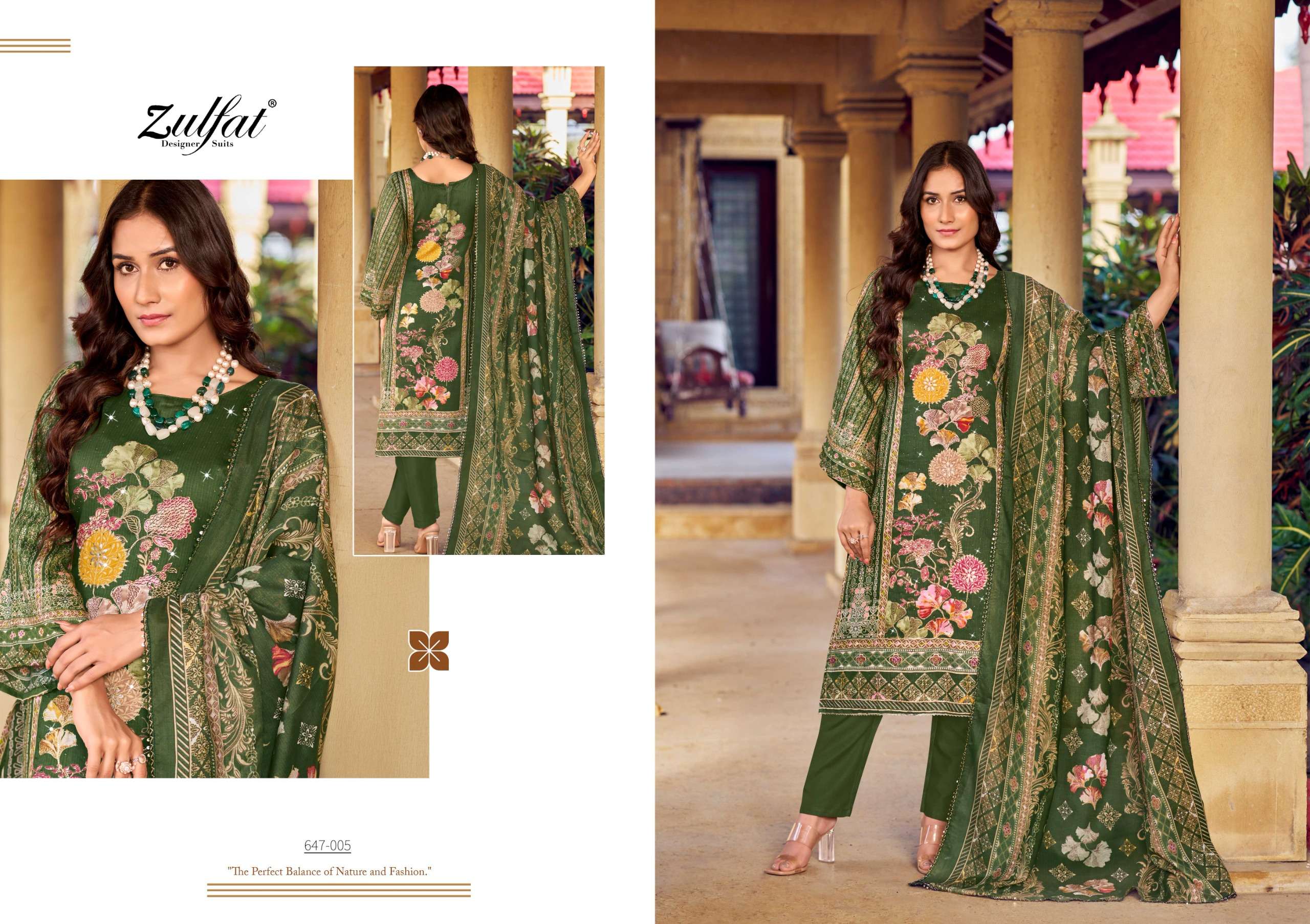 ZULFAT DESIGNER SUITS SANGINI VOL 6
