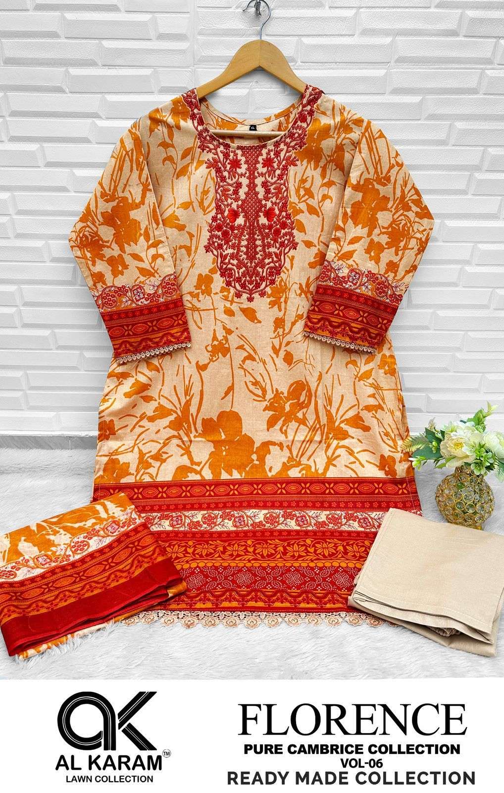 AL KARAM FLORANCE VOL 6 READY MADE COLLECTION 