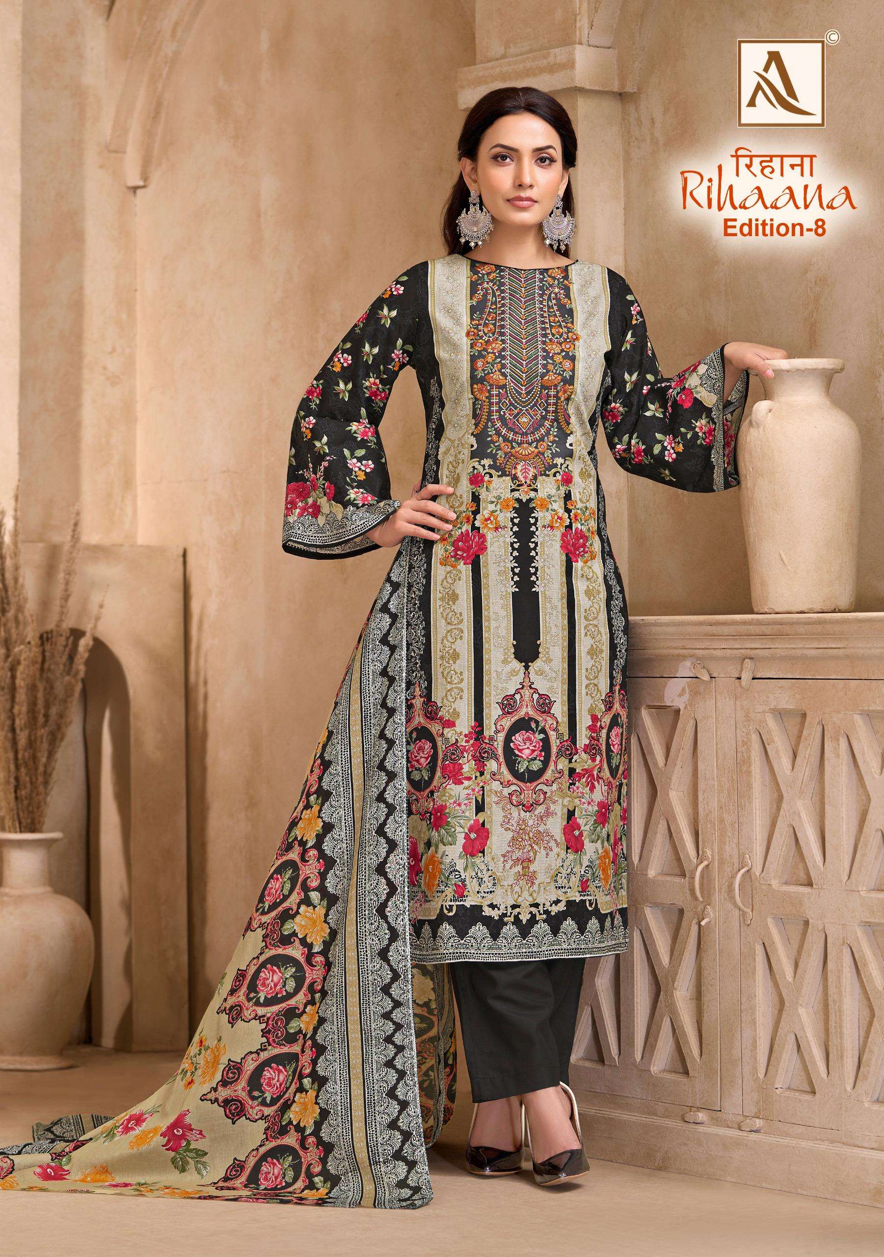 ALOK SUITS RIHAANA VOL 8