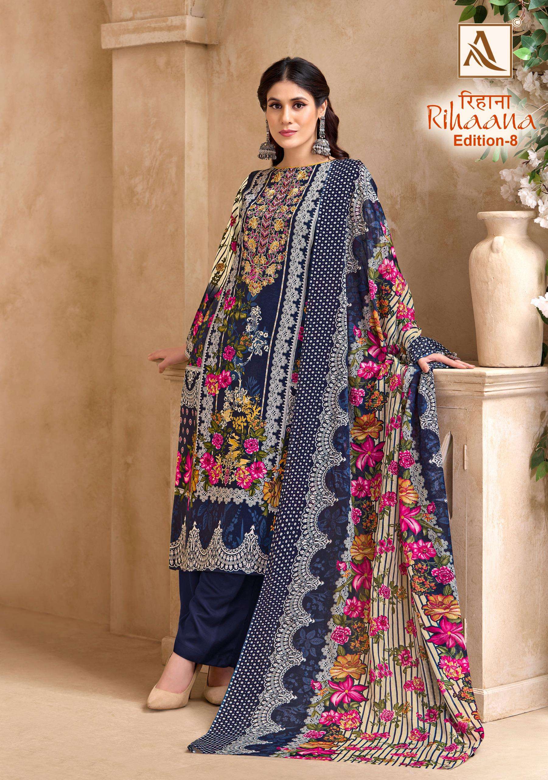 ALOK SUITS RIHAANA VOL 8