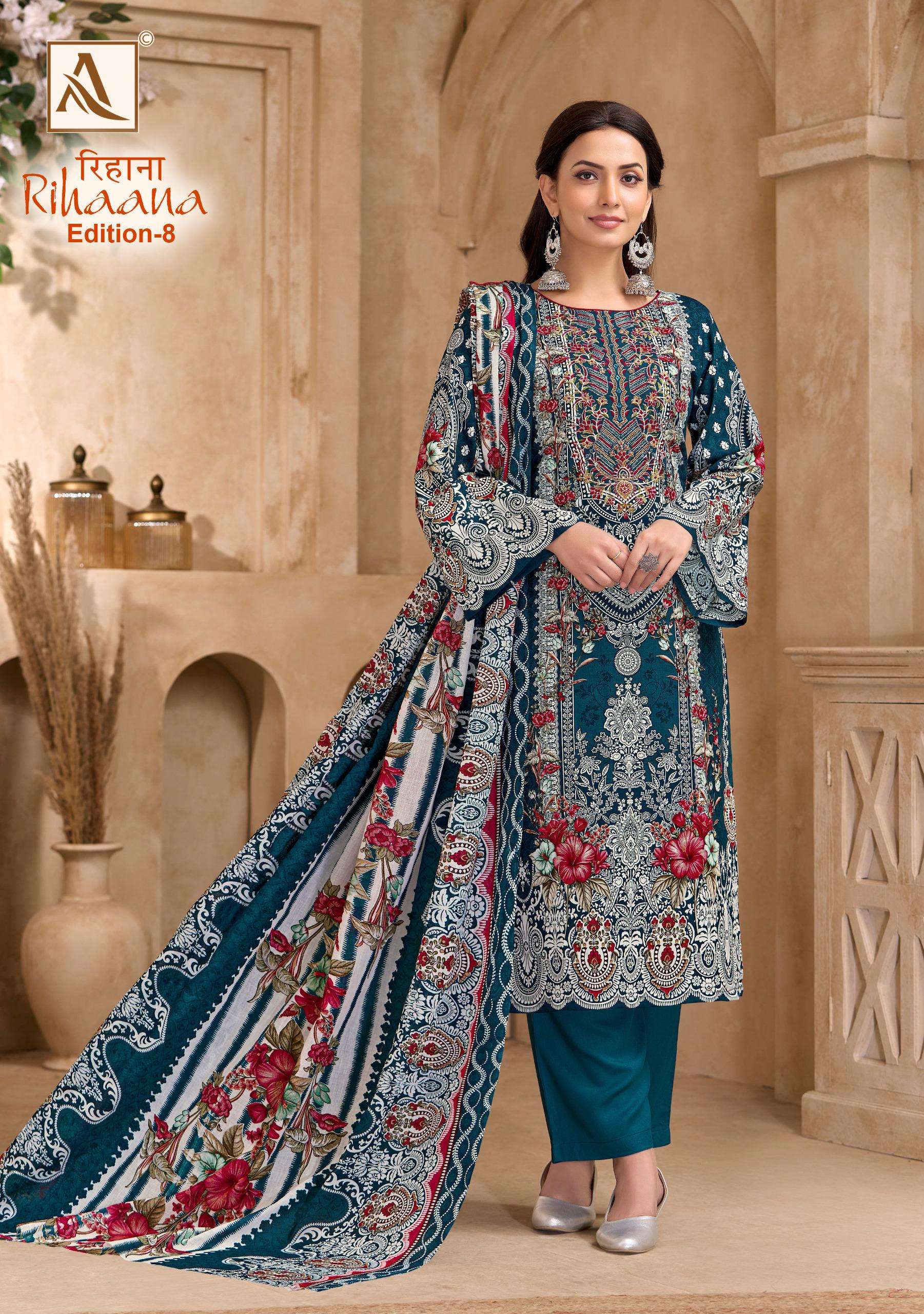 ALOK SUITS RIHAANA VOL 8