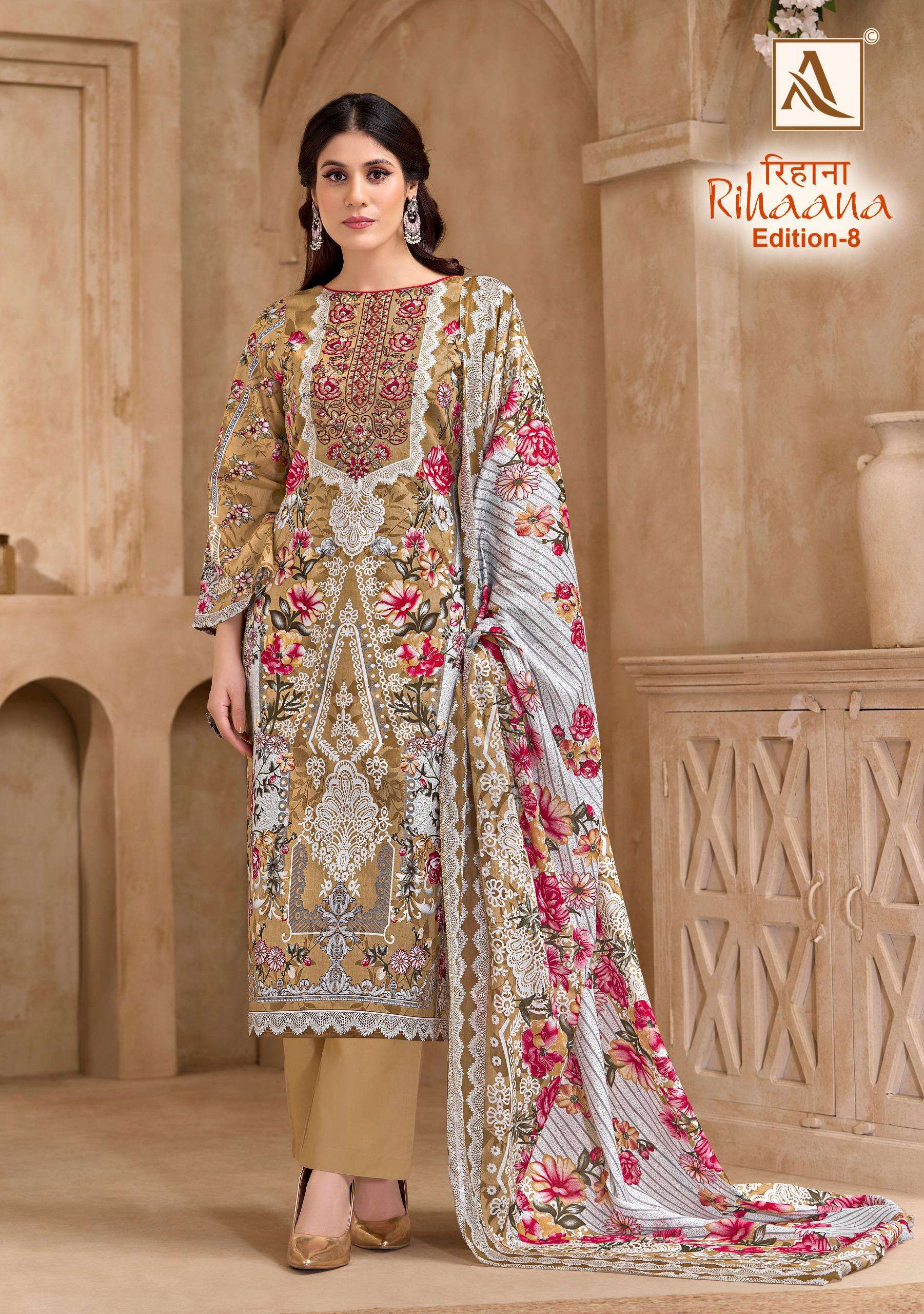 ALOK SUITS RIHAANA VOL 8