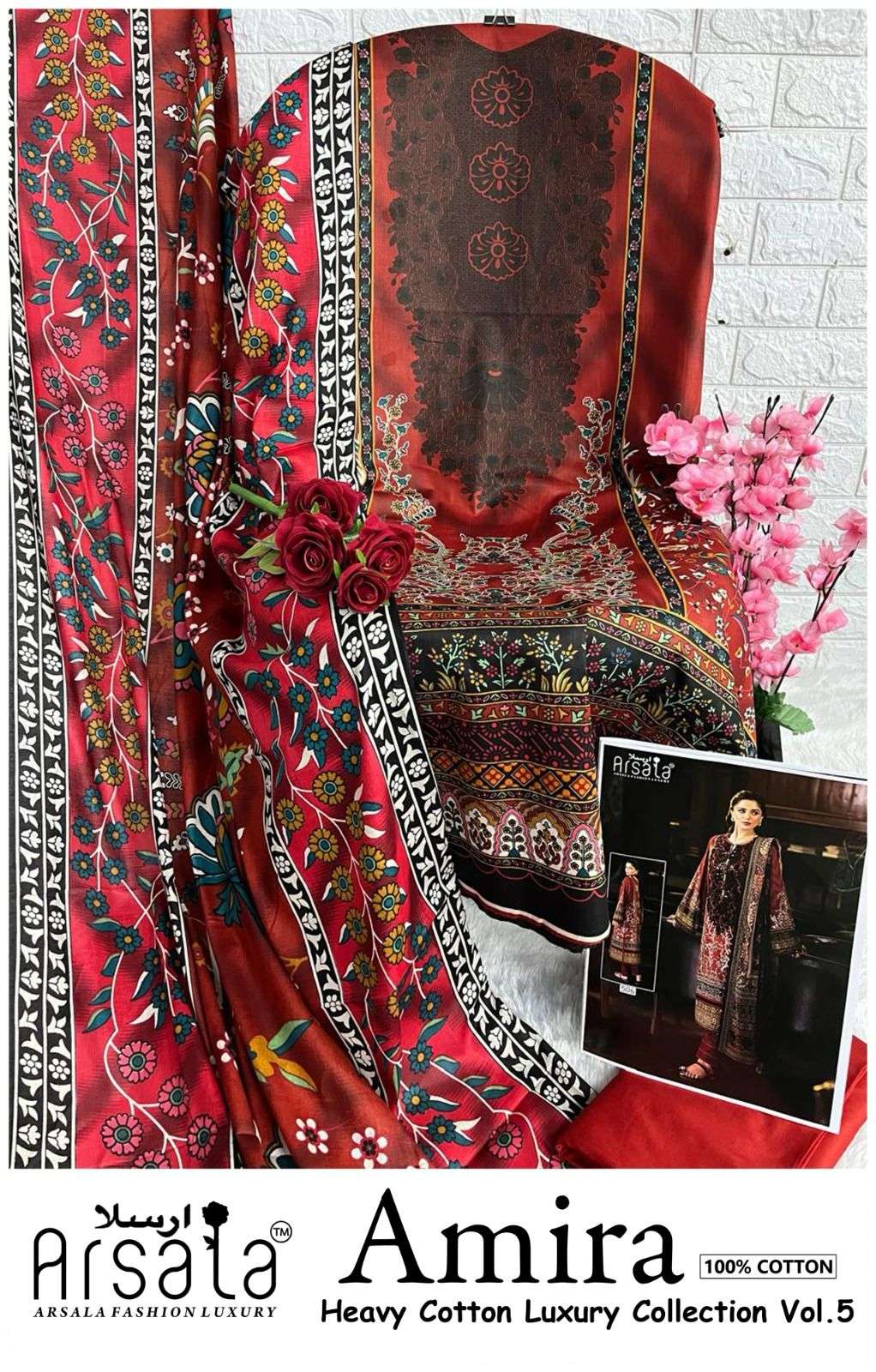 ARSALA FASHION AMIRA HEAVY COTTON LUXURY COLLECTION VOL 5