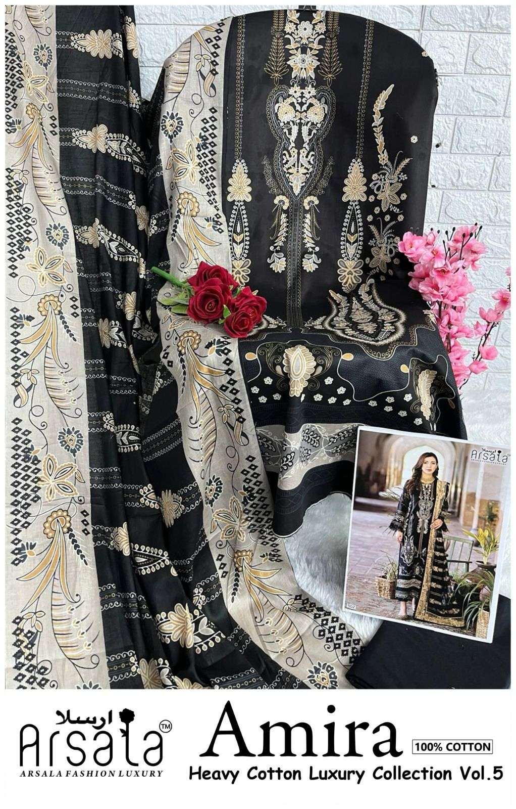 ARSALA FASHION AMIRA HEAVY COTTON LUXURY COLLECTION VOL 5