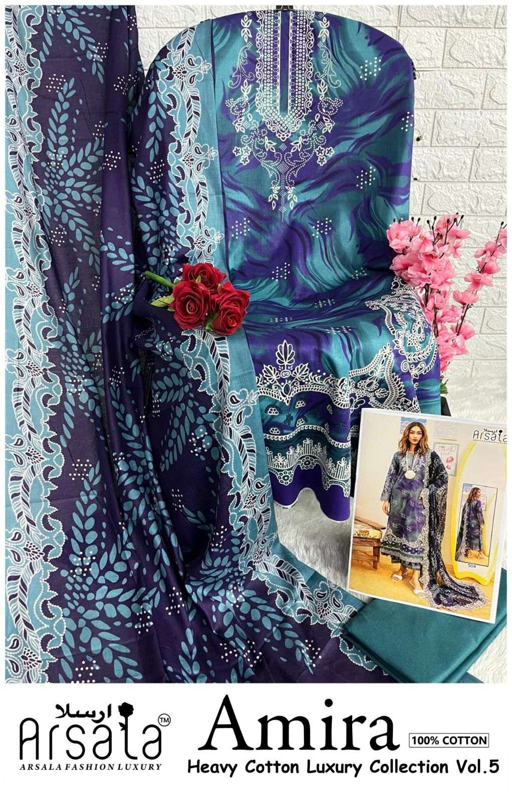 ARSALA FASHION AMIRA HEAVY COTTON LUXURY COLLECTION VOL 5