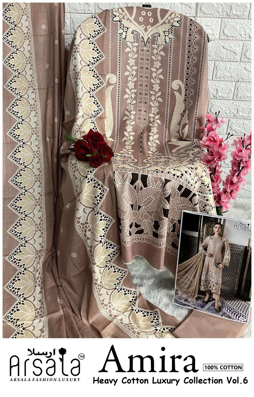 ARSALA FASHION AMIRA HEAVY COTTON LUXURY COLLECTION VOL 6